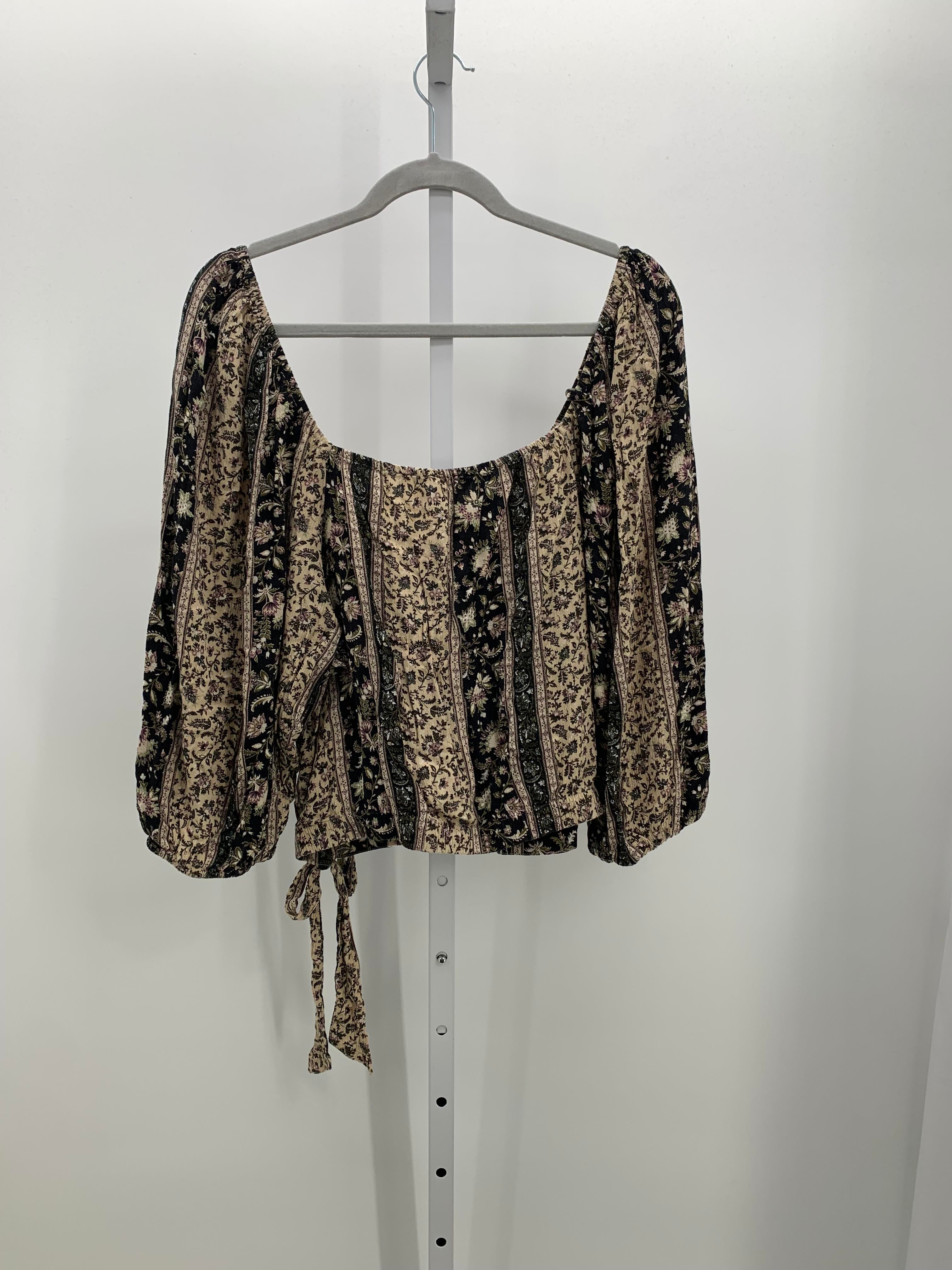 American Eagle Size XXL Juniors Long Sleeve Shirt