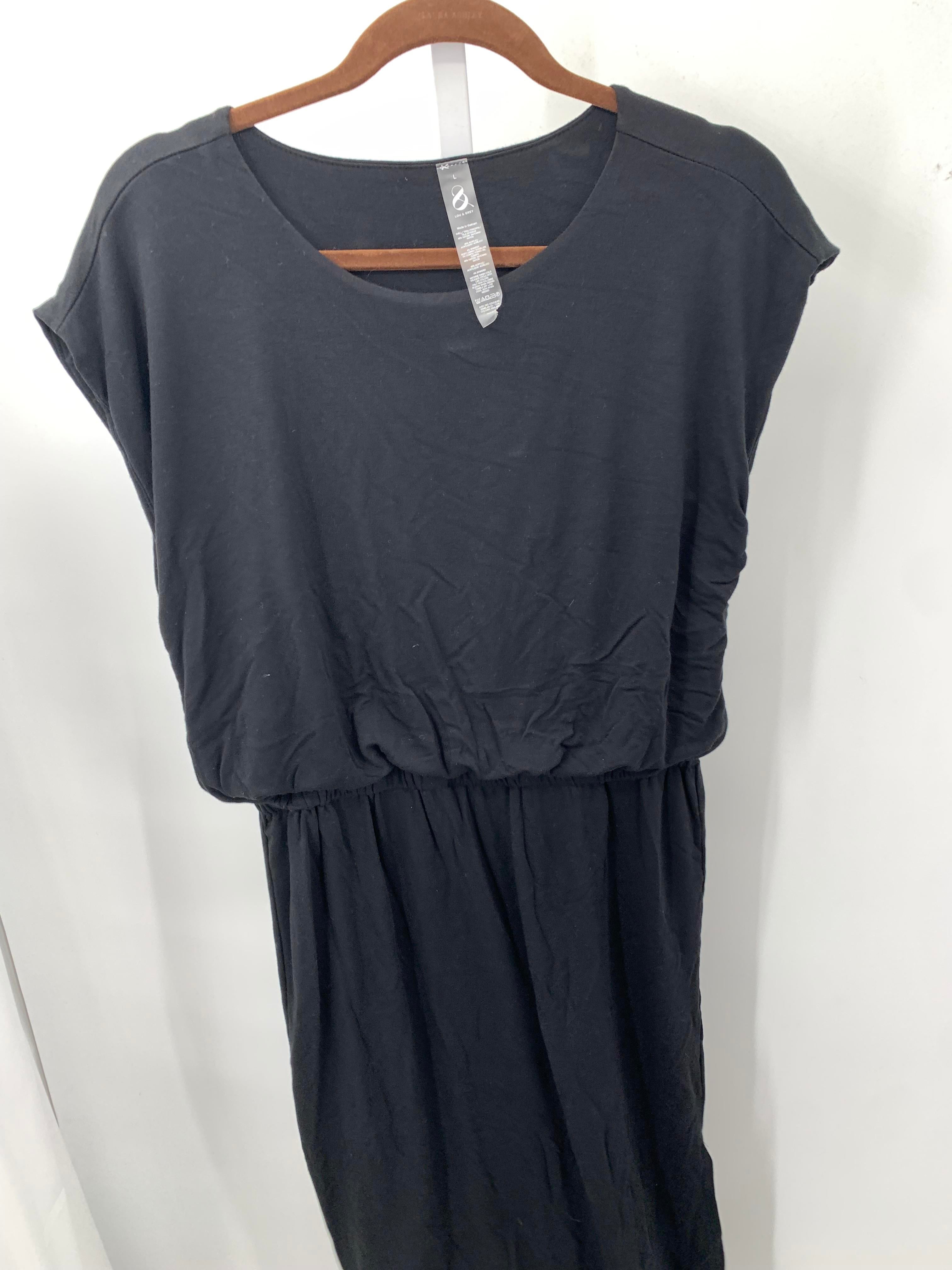 Lou & Grey Size Large Misses Short Sleeve Dress