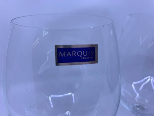 2 MARQUIS BY WATERFORD RED WINE GLASSES.