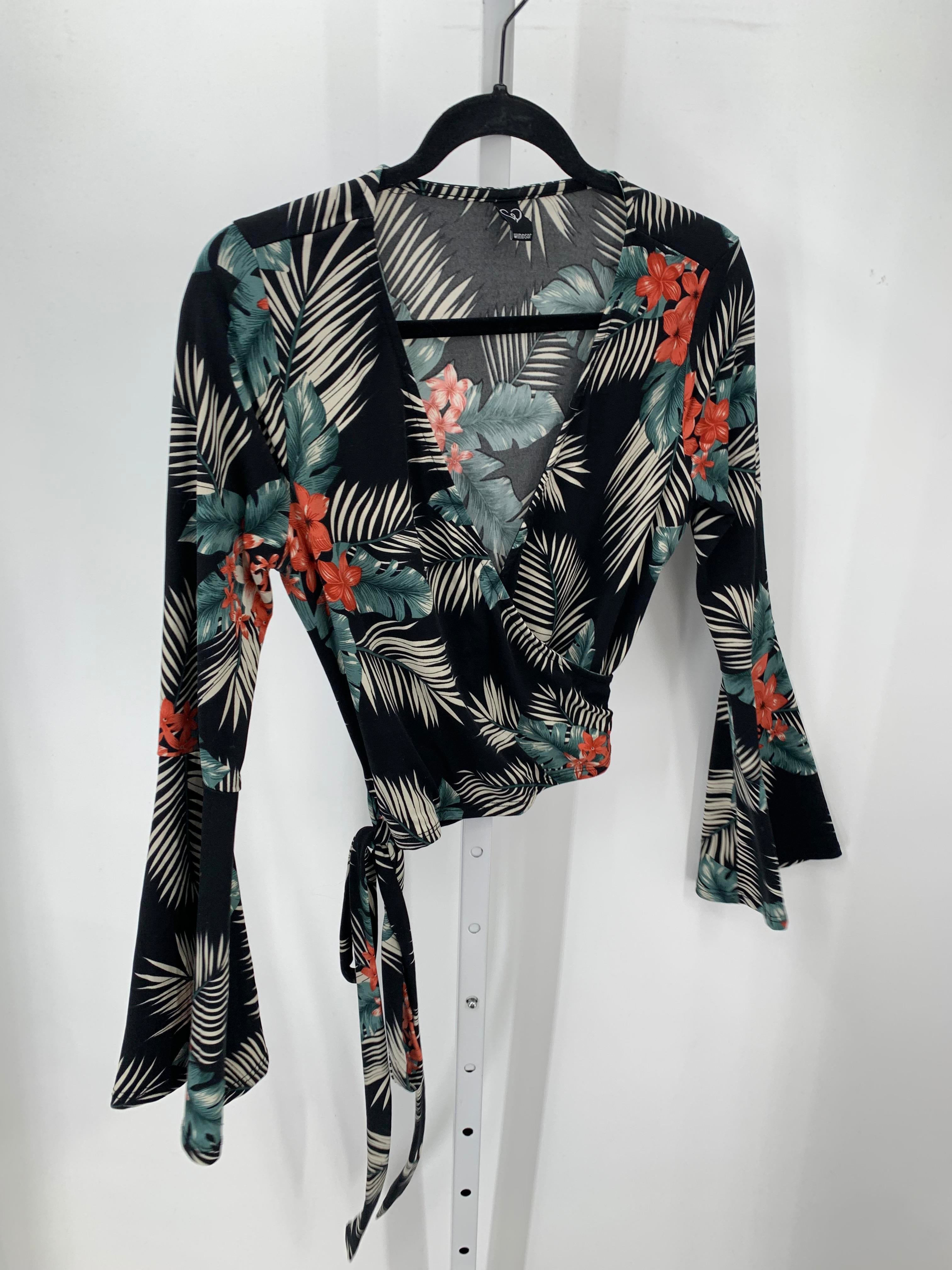 Size Large Juniors Long Sleeve Shirt