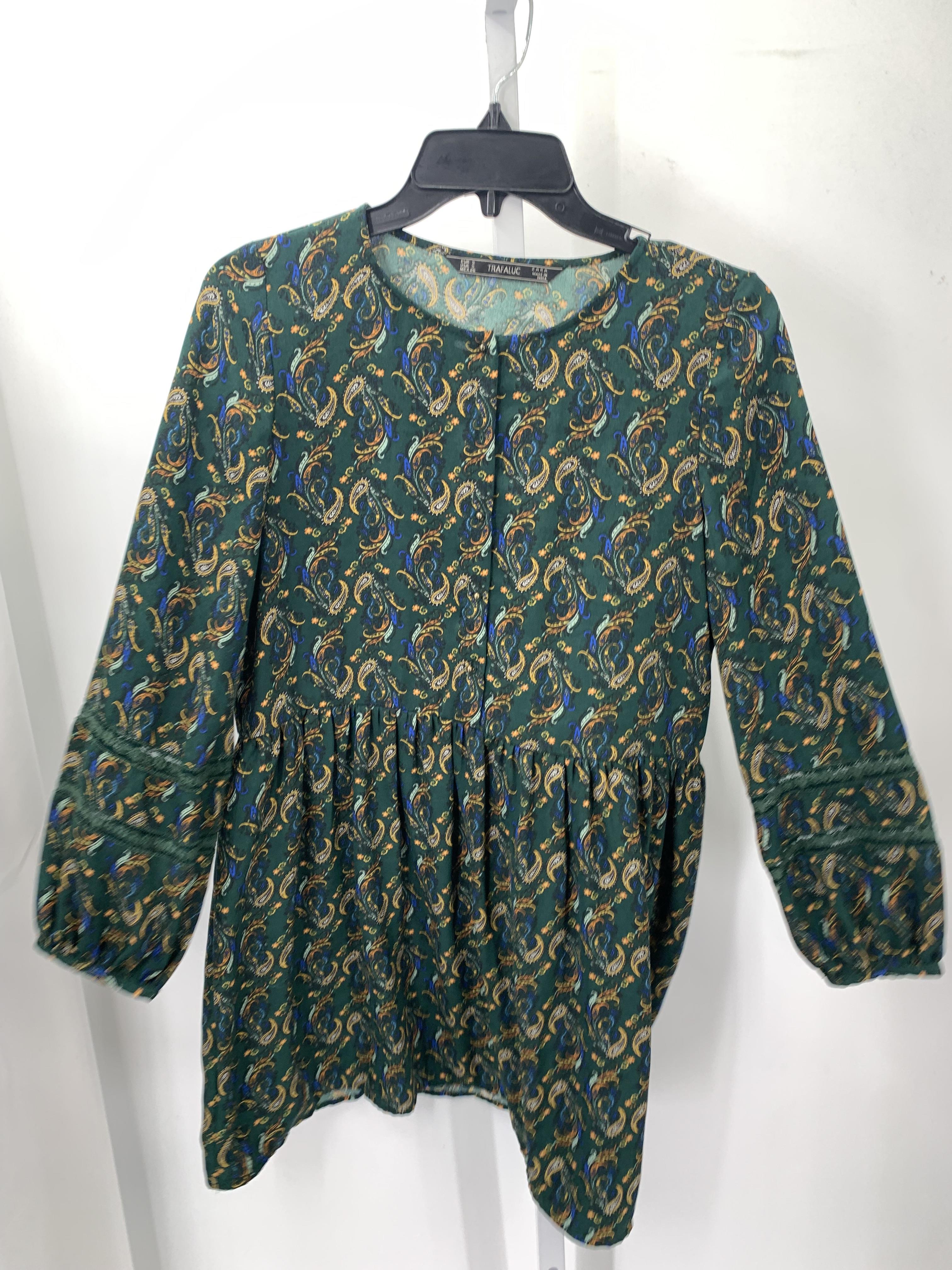 Zara Size Small Misses Long Sleeve Dress