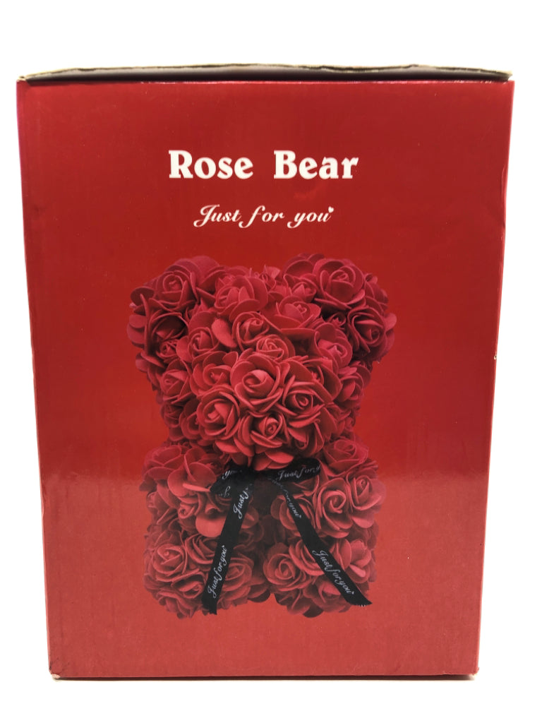 NIB RED ROSE BEAR.