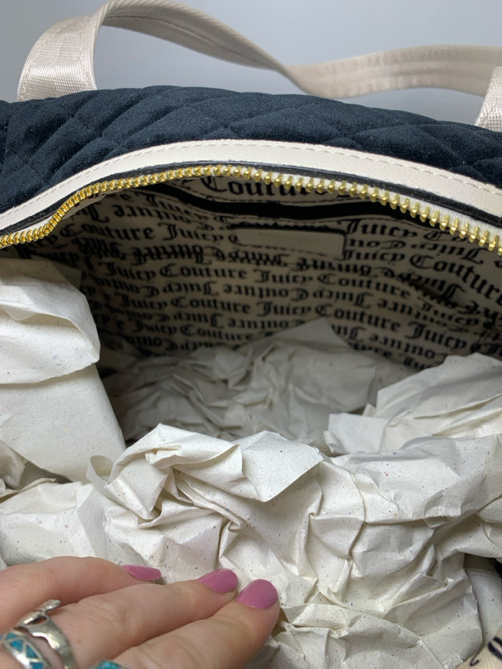 Wordplay Overnight Velour Quilted Duffle Bag Juicy Couture- NWT