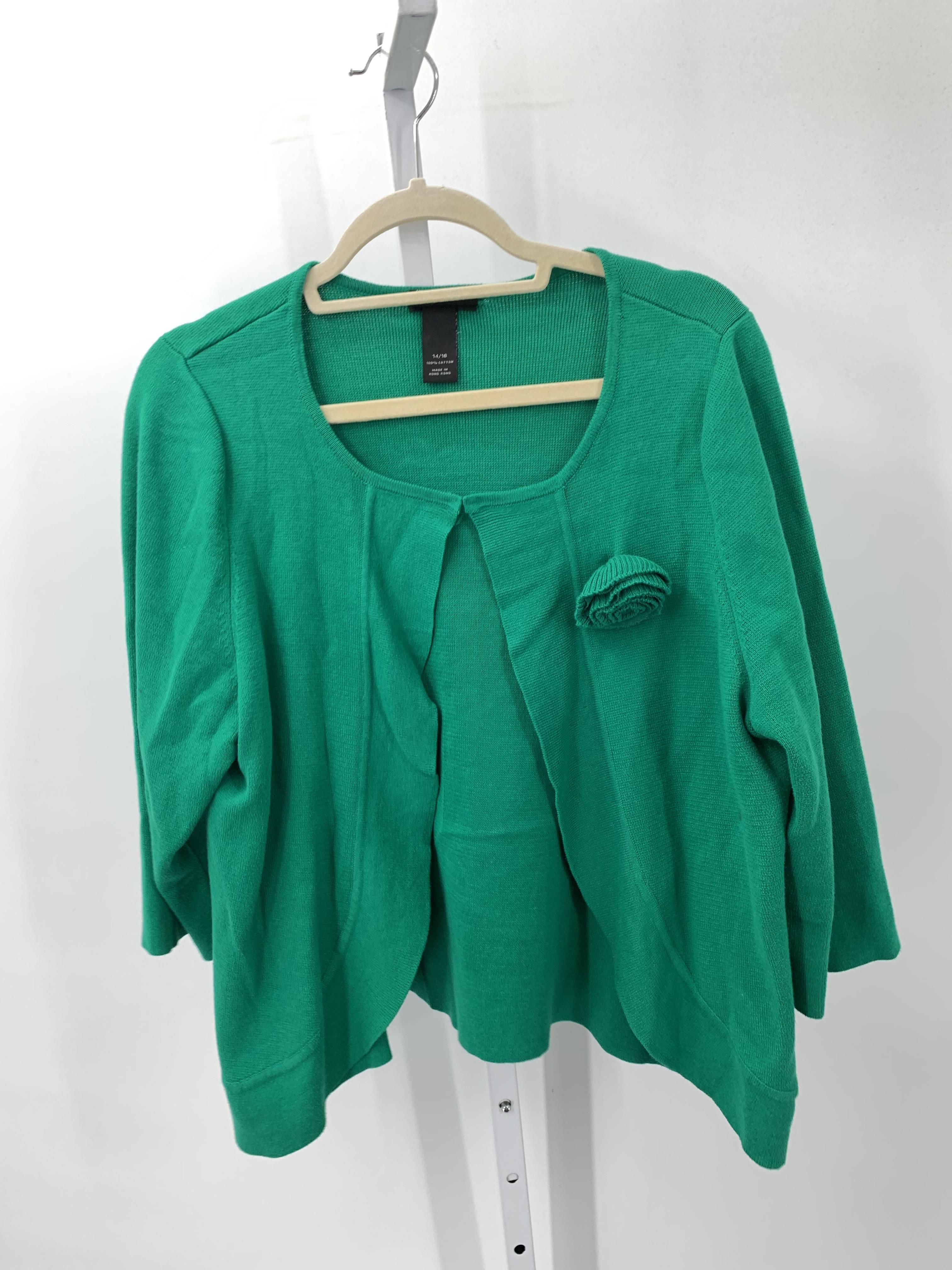 Lane Bryant Size 14/16 W Womens 3/4 Sleeve Sweater