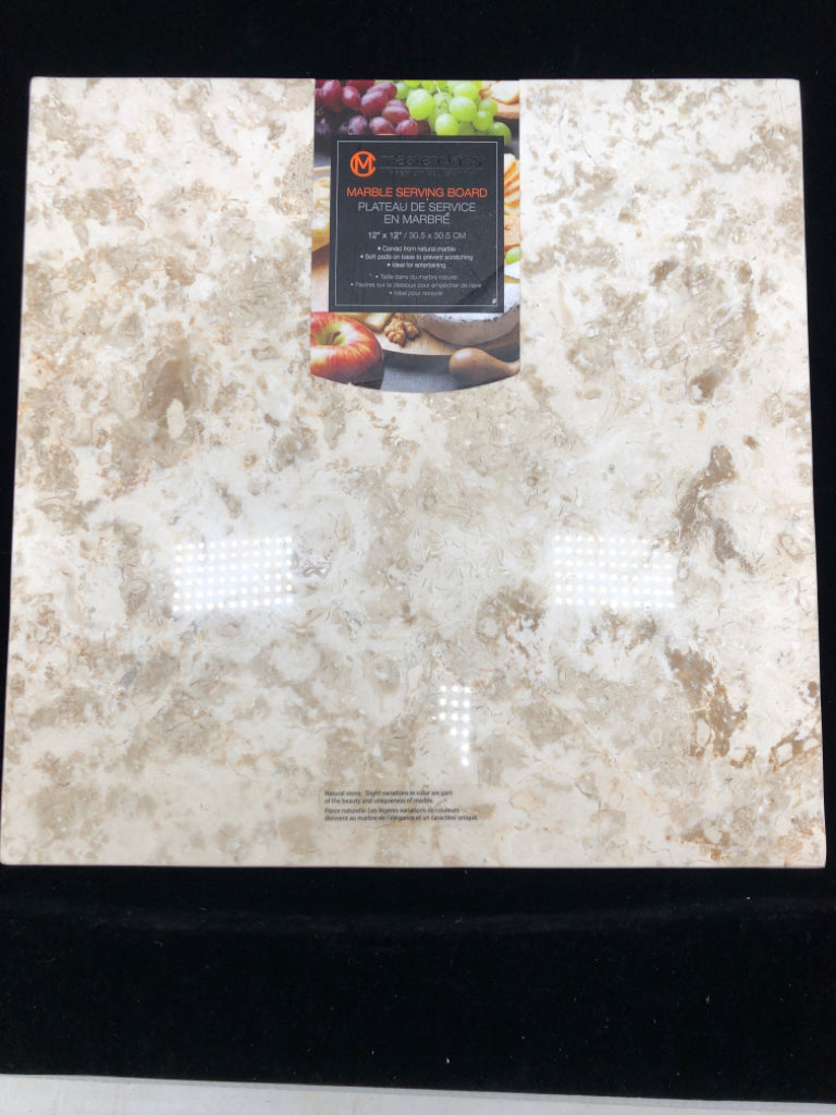NWT MARBLE SERVING BOARD.