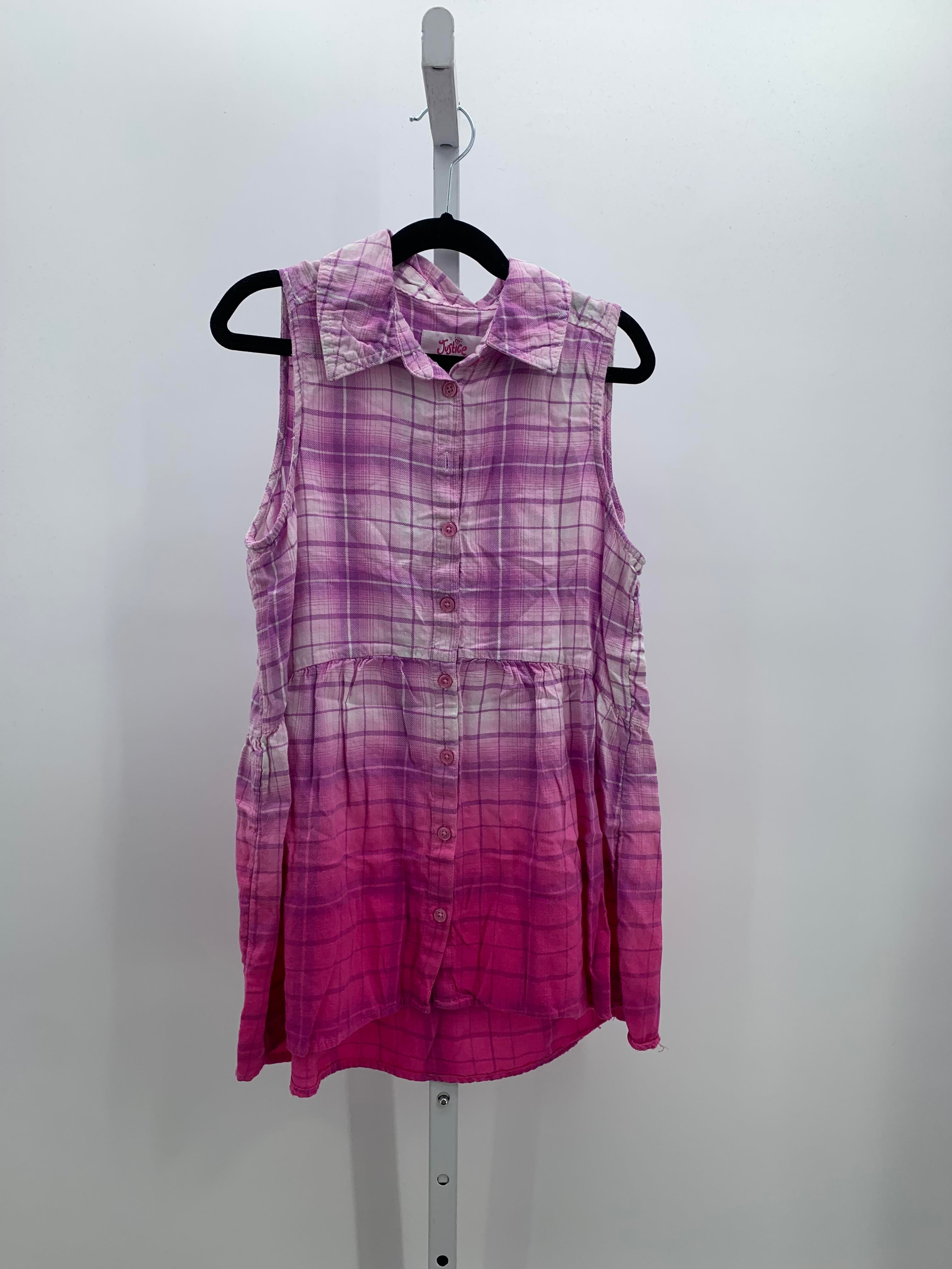 Justice Size 14-16 Girls Sleeveless Shirt