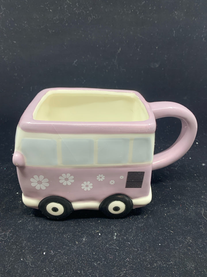 PURPLE VW BUS MUG.