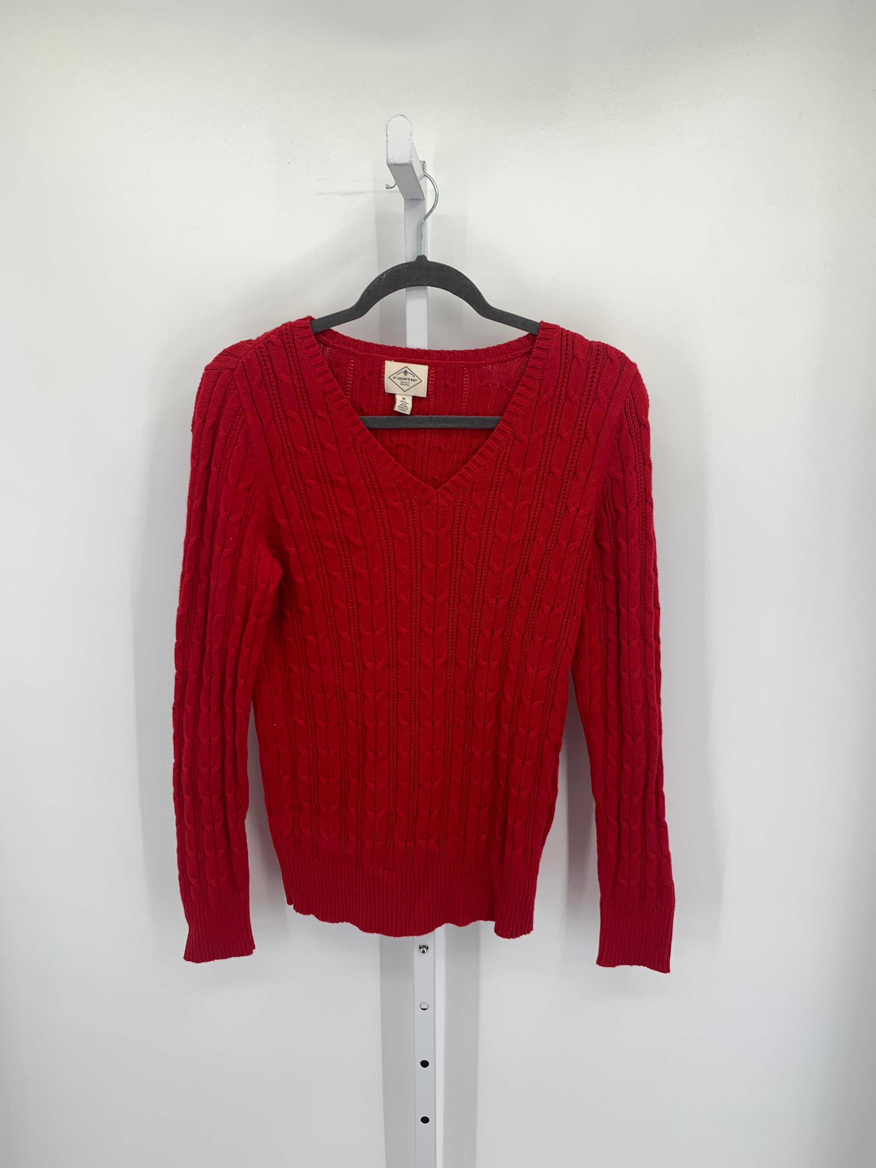 St. Johns Bay Size Medium Misses Long Slv Sweater