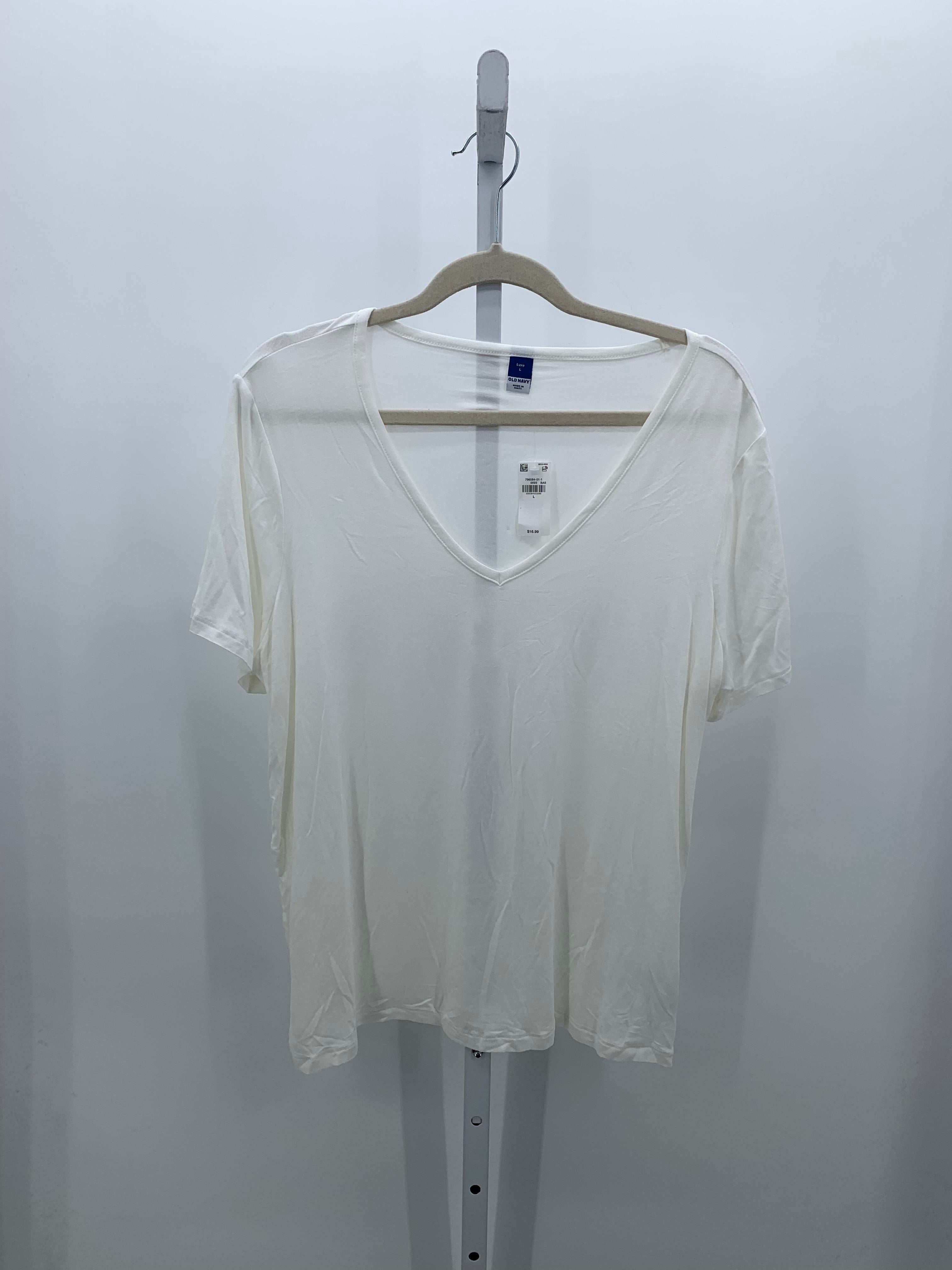 Old Navy Size Large Misses Short Sleeve Shirt
