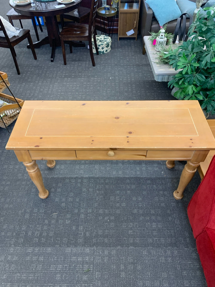 SOFA TABLE WITH DRAWER.