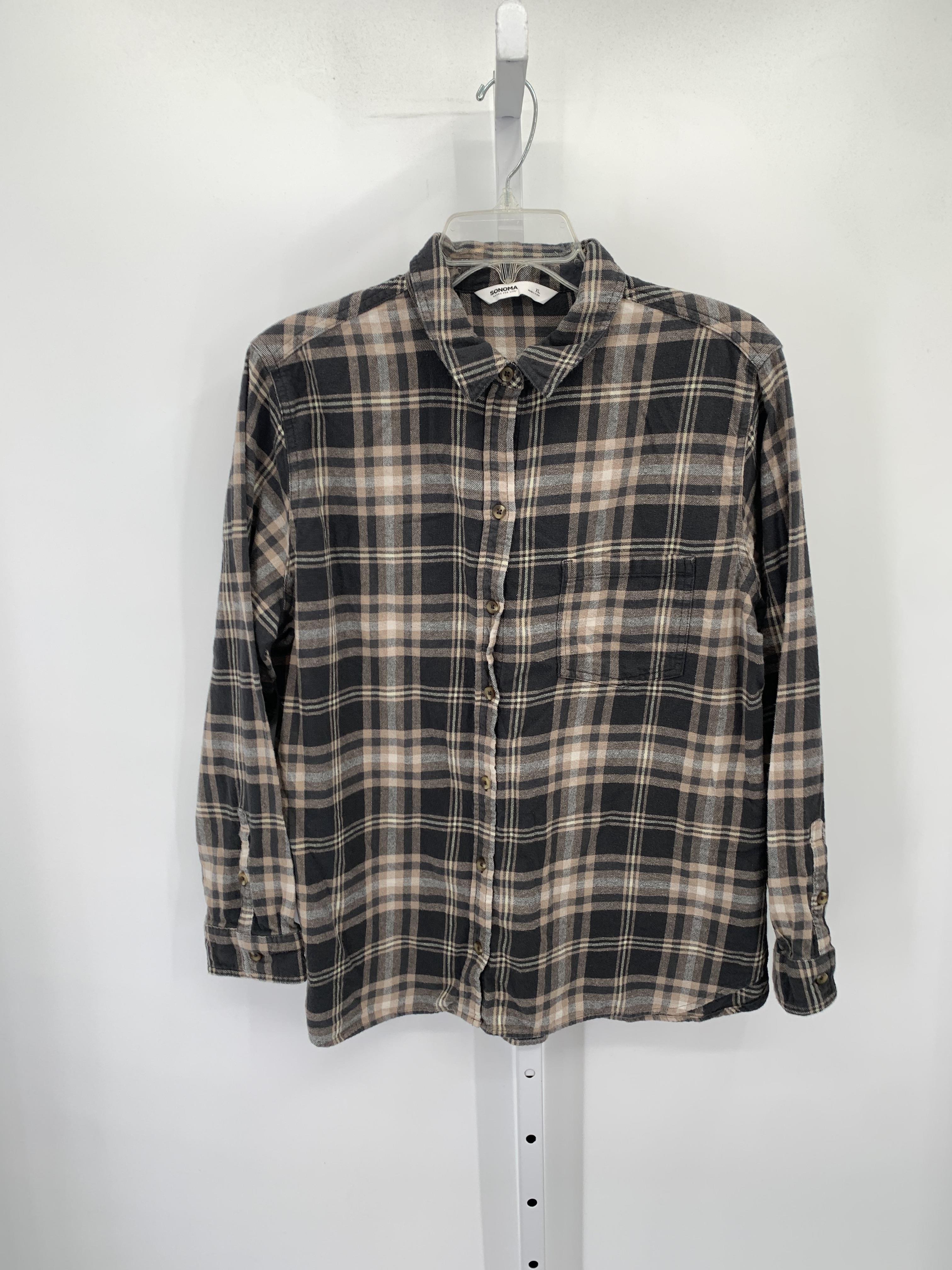 Sonoma Size Extra Large Misses Long Sleeve Shirt