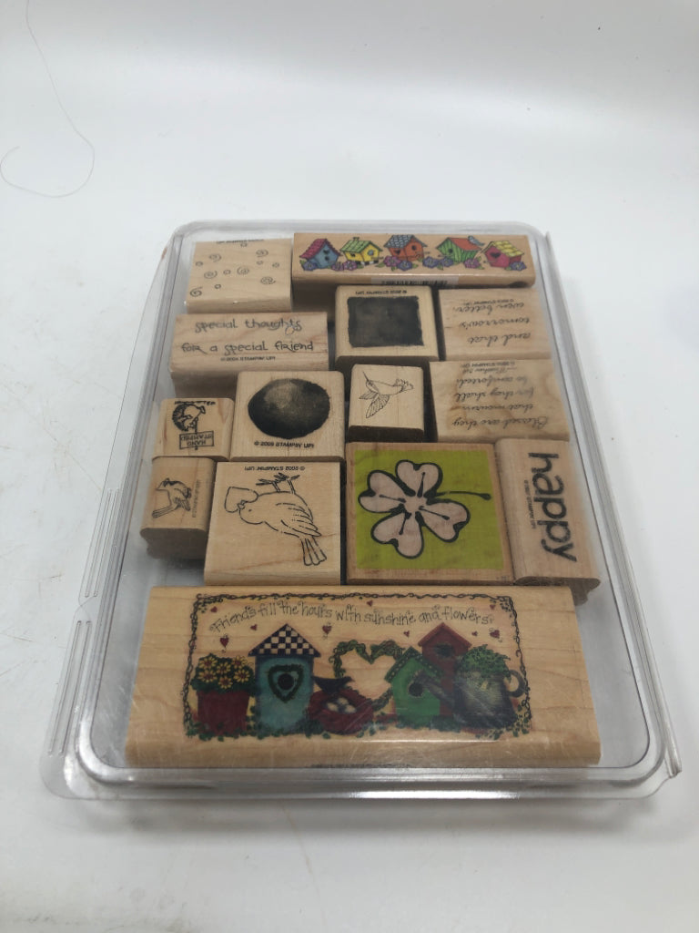 14PC BOX OF STAMPS.