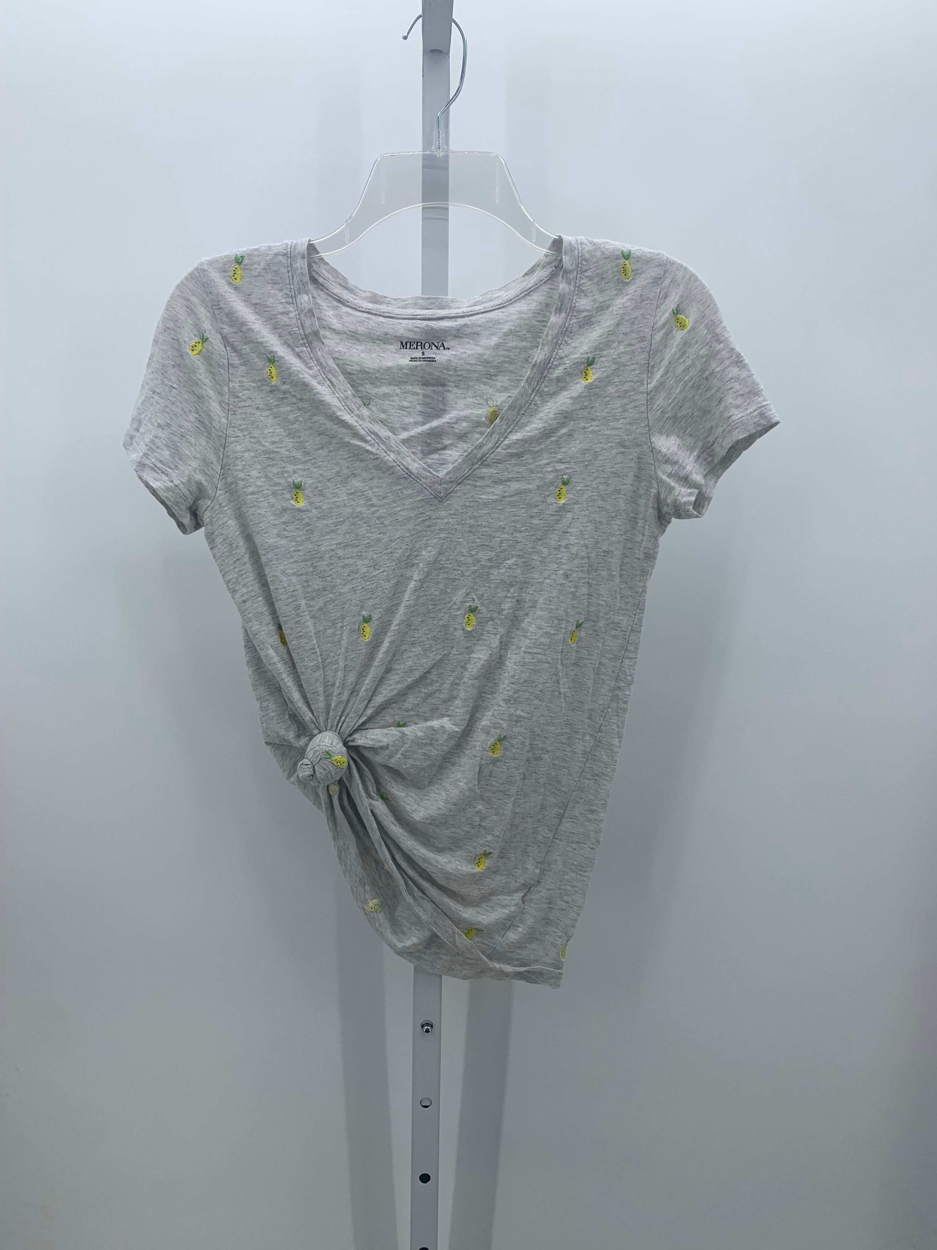 Merona Size Small Misses Short Sleeve Shirt