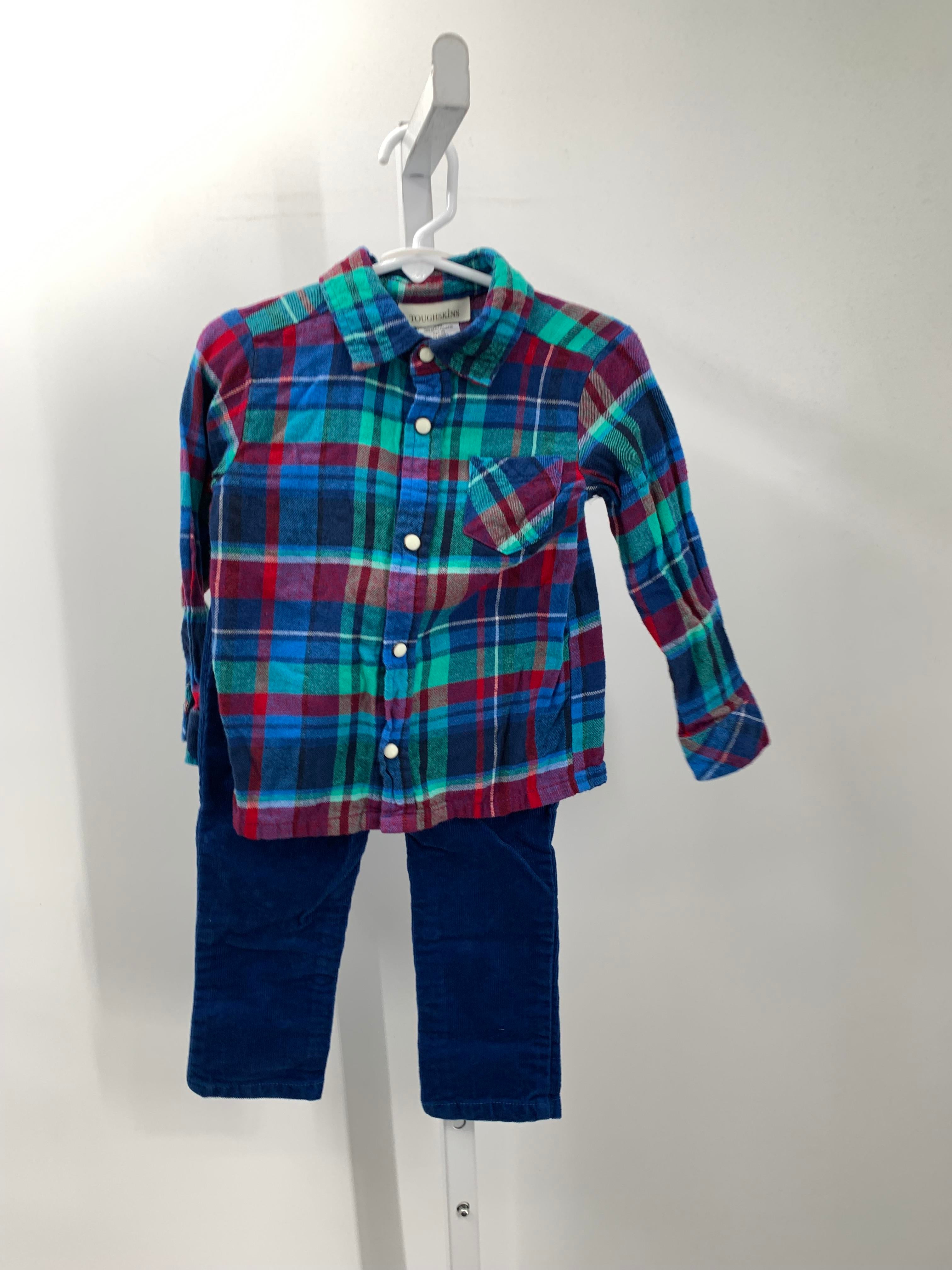 PLAID SHIRT CORDUROY PANTS