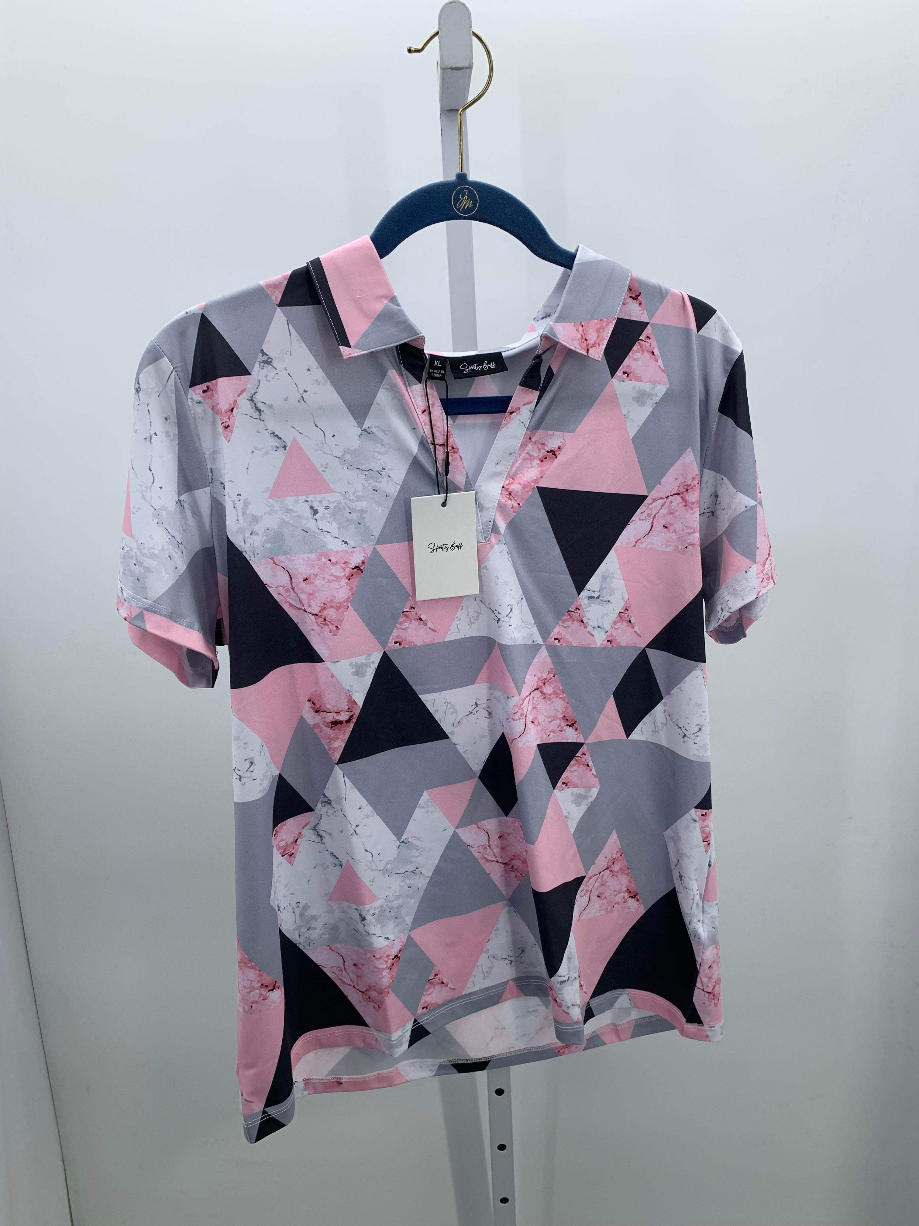 Size Extra Large Misses Short Sleeve Shirt