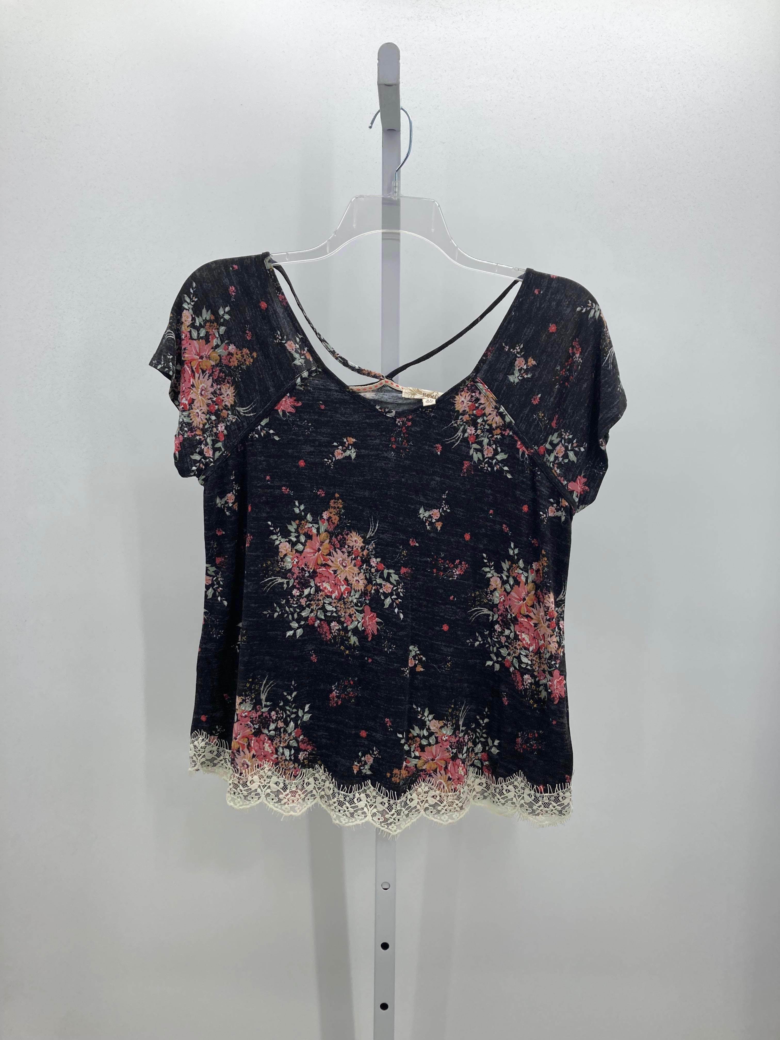 Rewind Size Extra Large Misses Short Sleeve Shirt