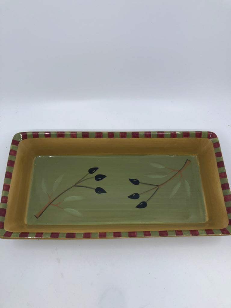 OLIVIA RECTANGLE DISH.