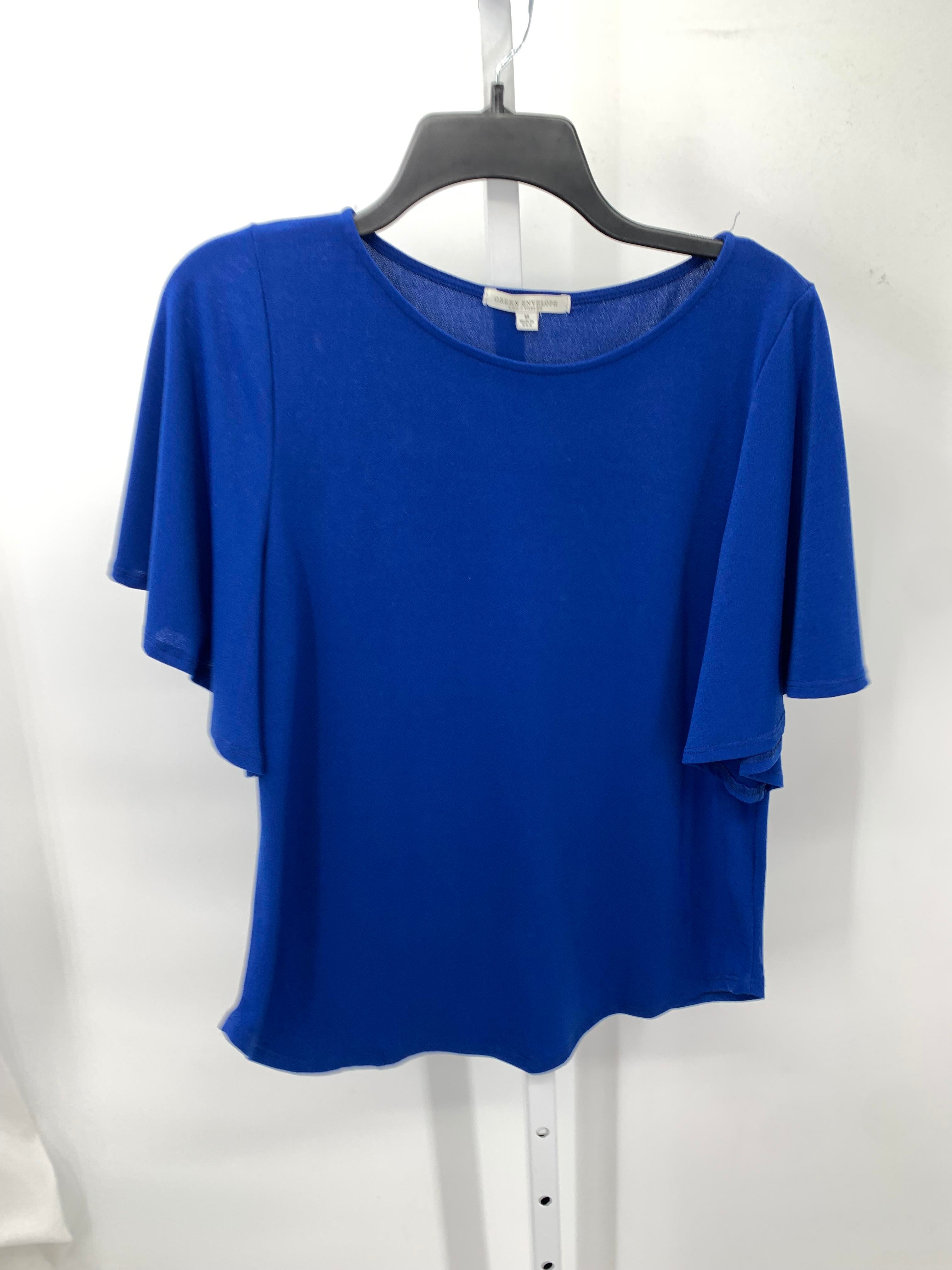 Green Envelope Size Medium Misses Short Sleeve Shirt