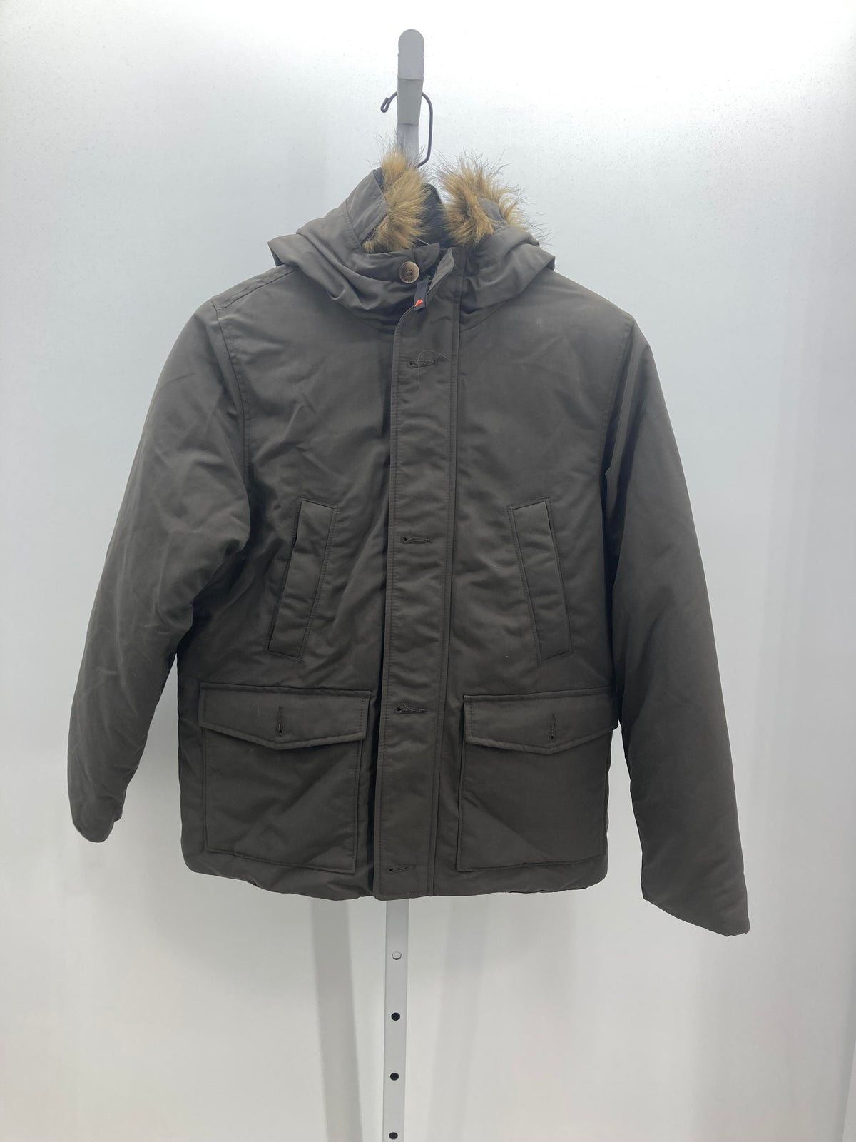 FAUX FUR HOODED TRIM