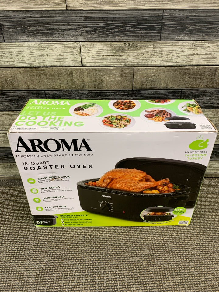 NIB AROMA ROASTER OVEN.
