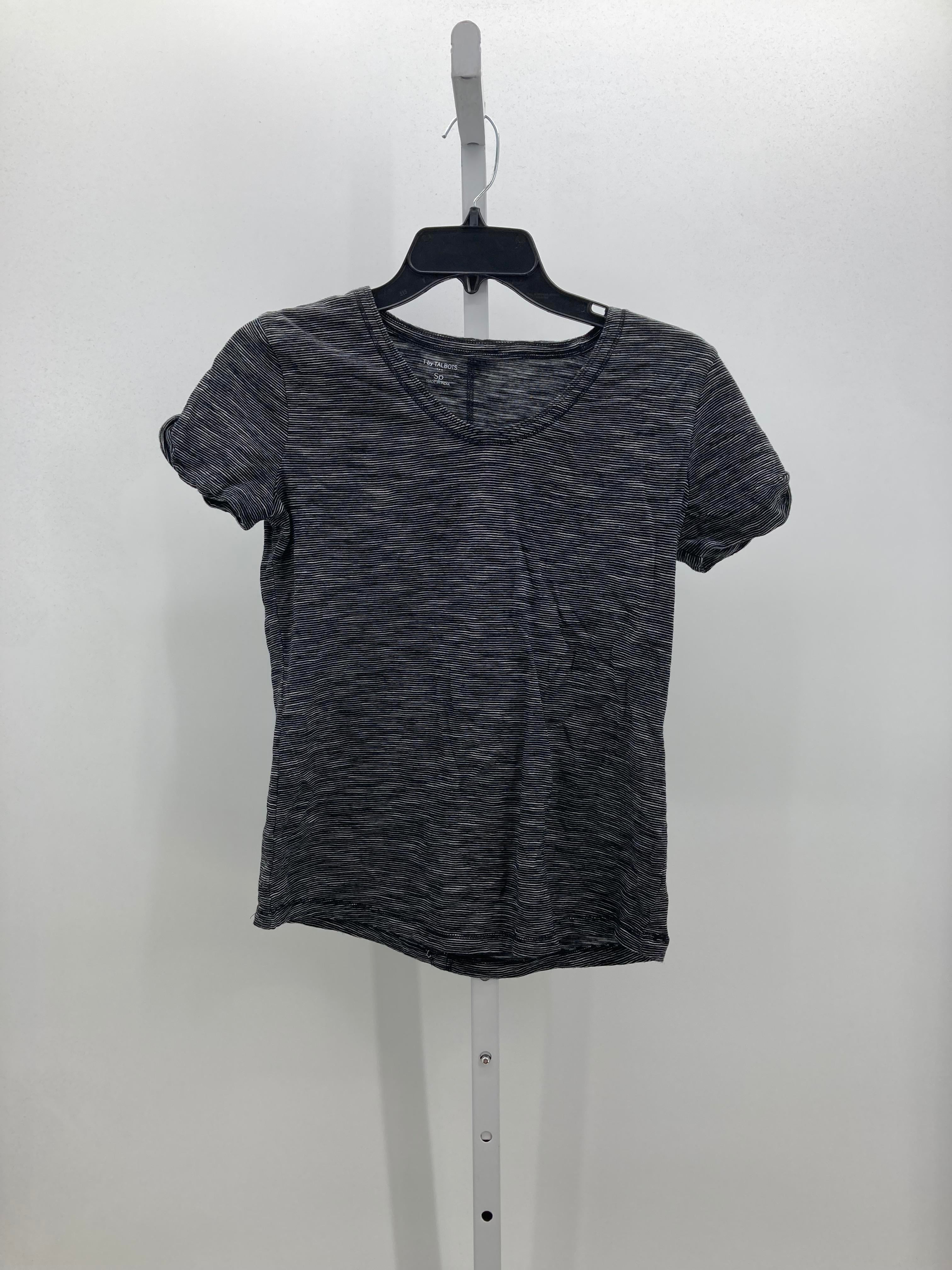 Talbots Size Small Petite Petite Short Sleeve Shirt