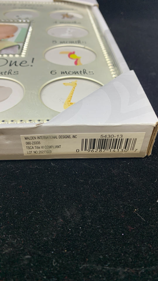 MY FIRST YEARS SILVER PHOTO FRAME.