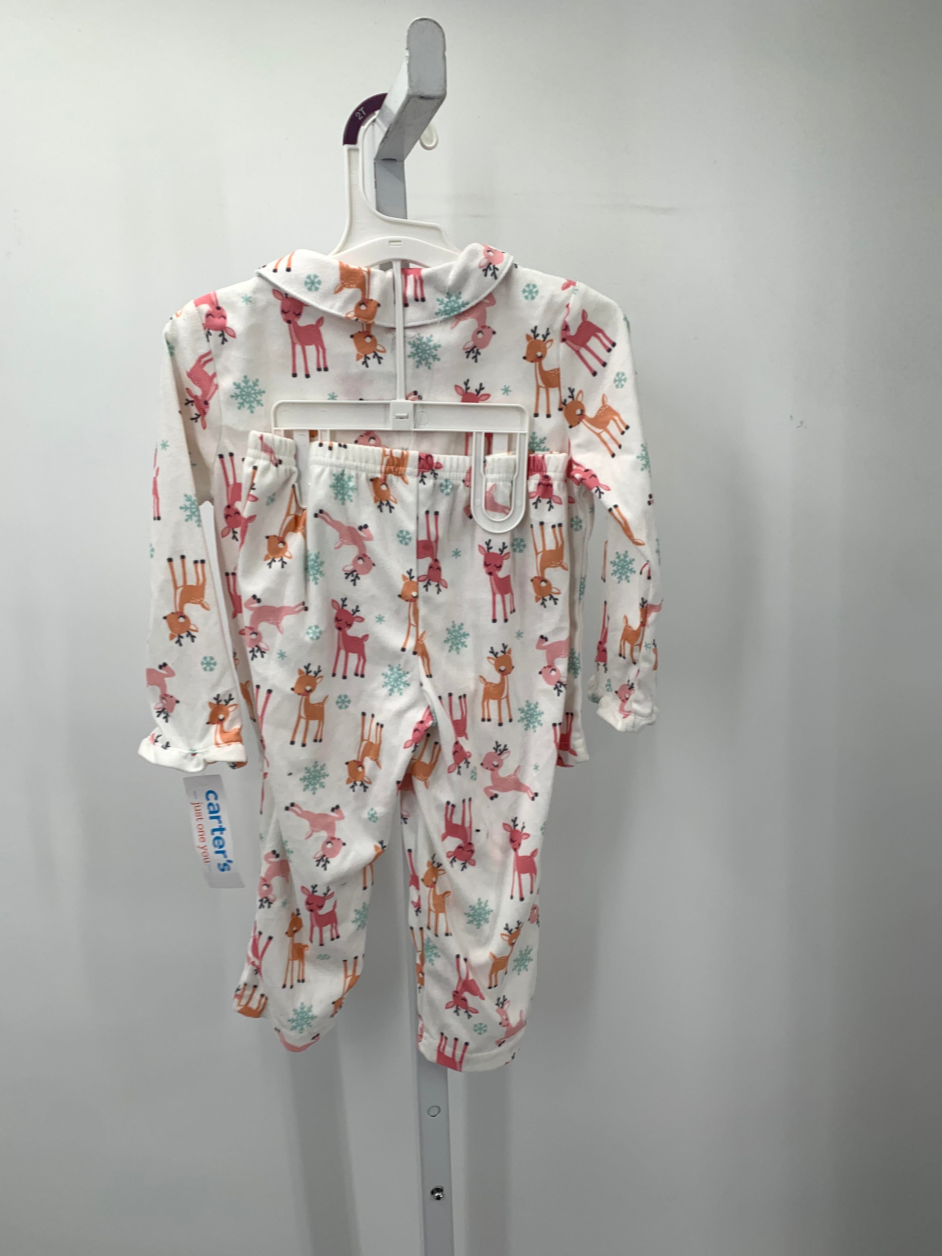 Carters Size 2T Girls Pajamas