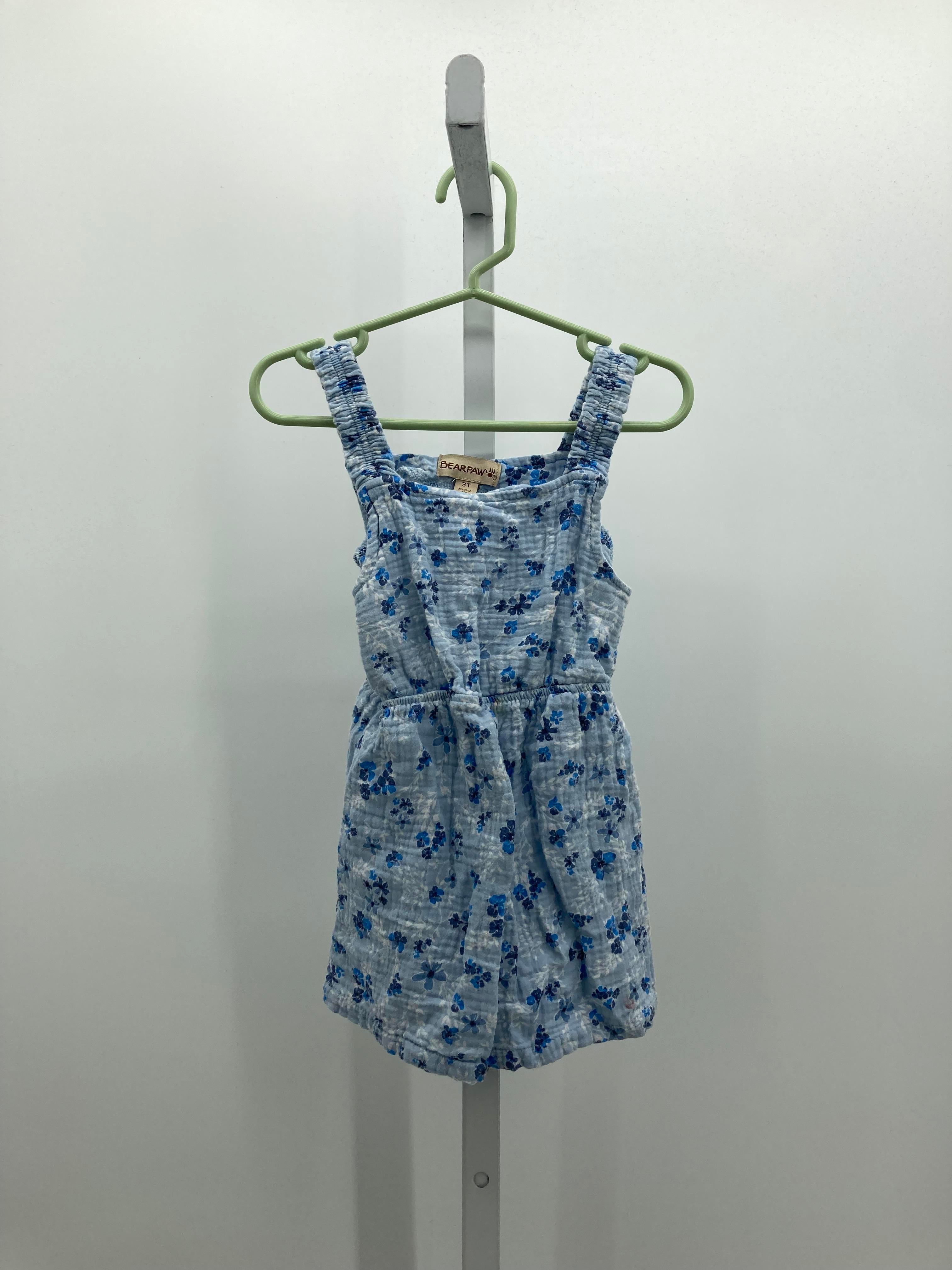 Bear Paw Size 3T Girls Sleeveless Romper