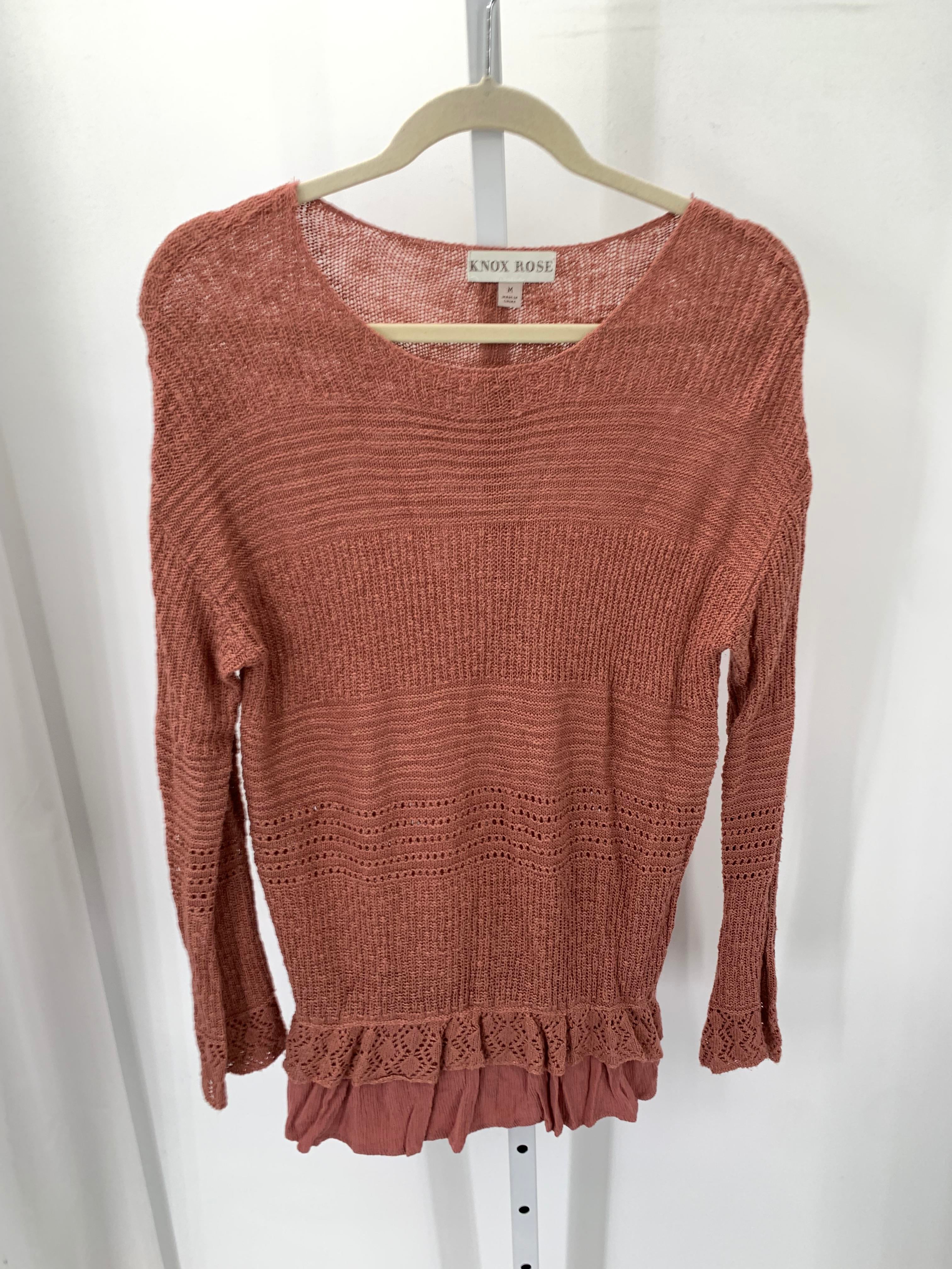 Knox Rose Size Medium Misses Long Slv Sweater