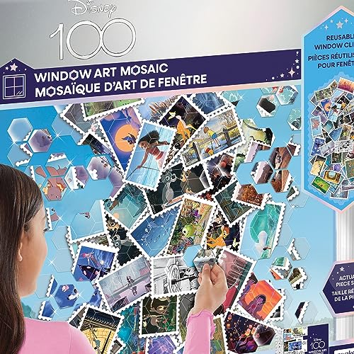 Make It Real Disney: Window Art Mosaic - Disney 100 -