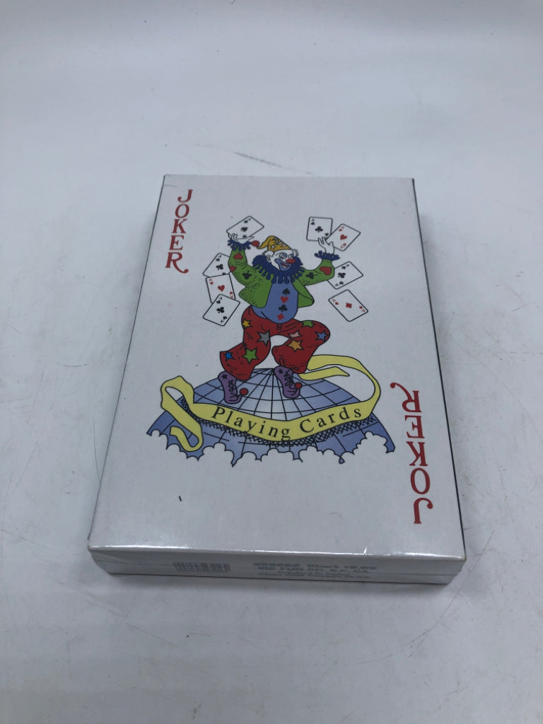 NIB JUMBO PLAYING CARDS BY BIG FUN CO.