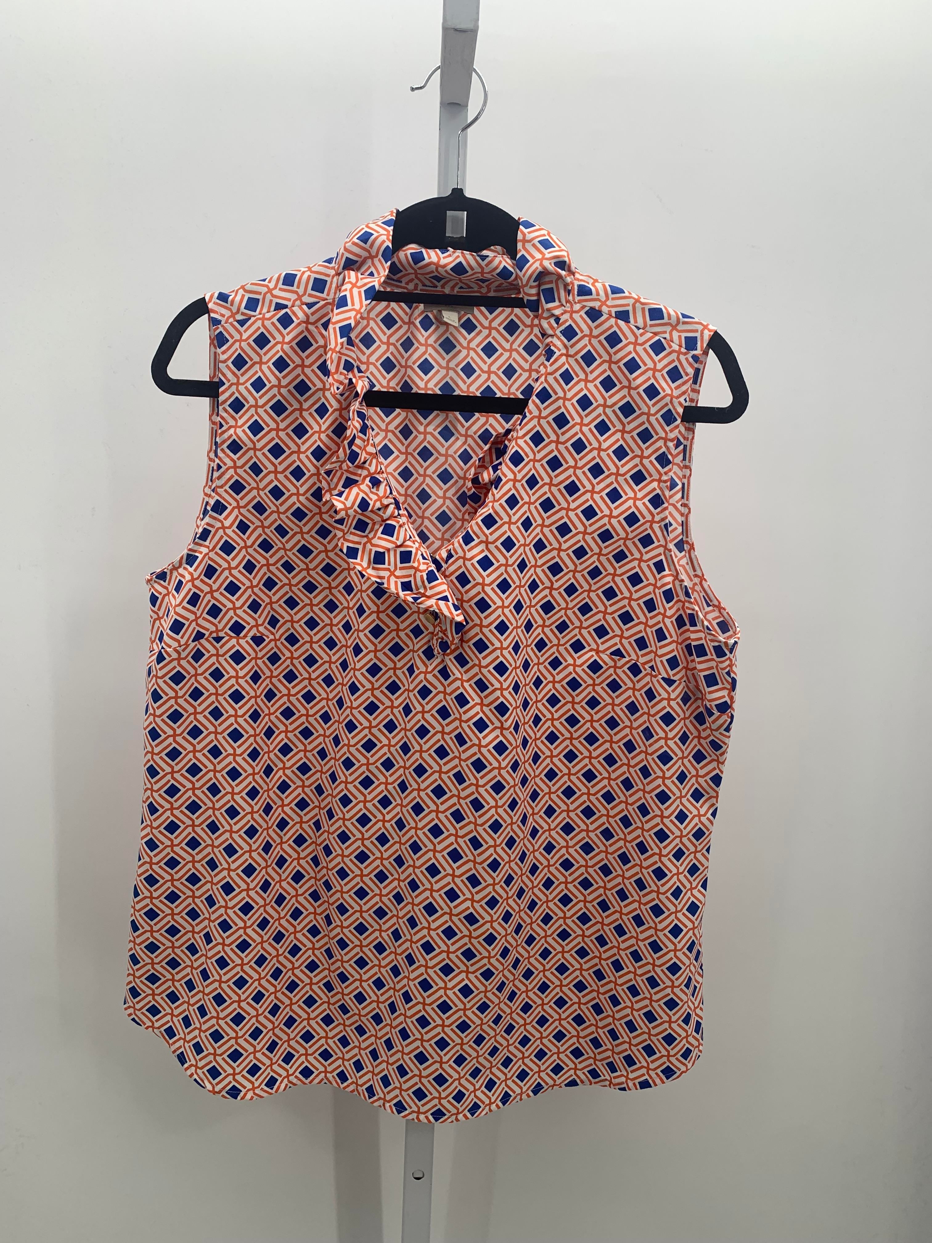 Talbots Size Large Misses Sleeveless Shirt