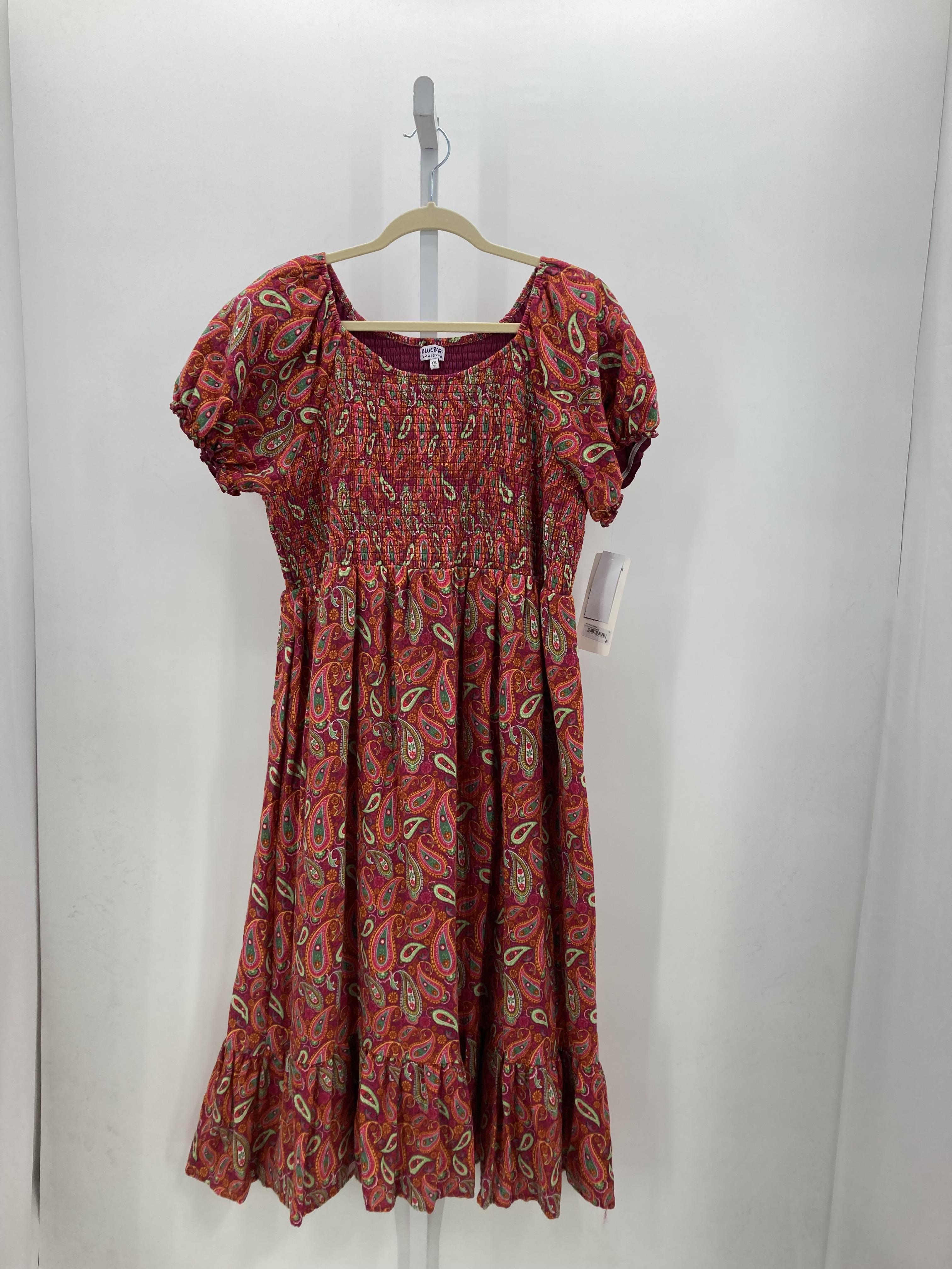 Blueberi Size XXL Misses Short Sleeve Dress