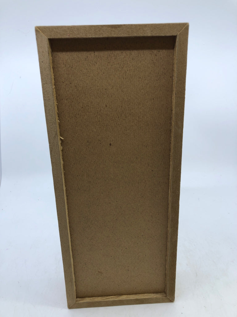 LIGHT WOOD RECTANGLE SHADOWBOX.