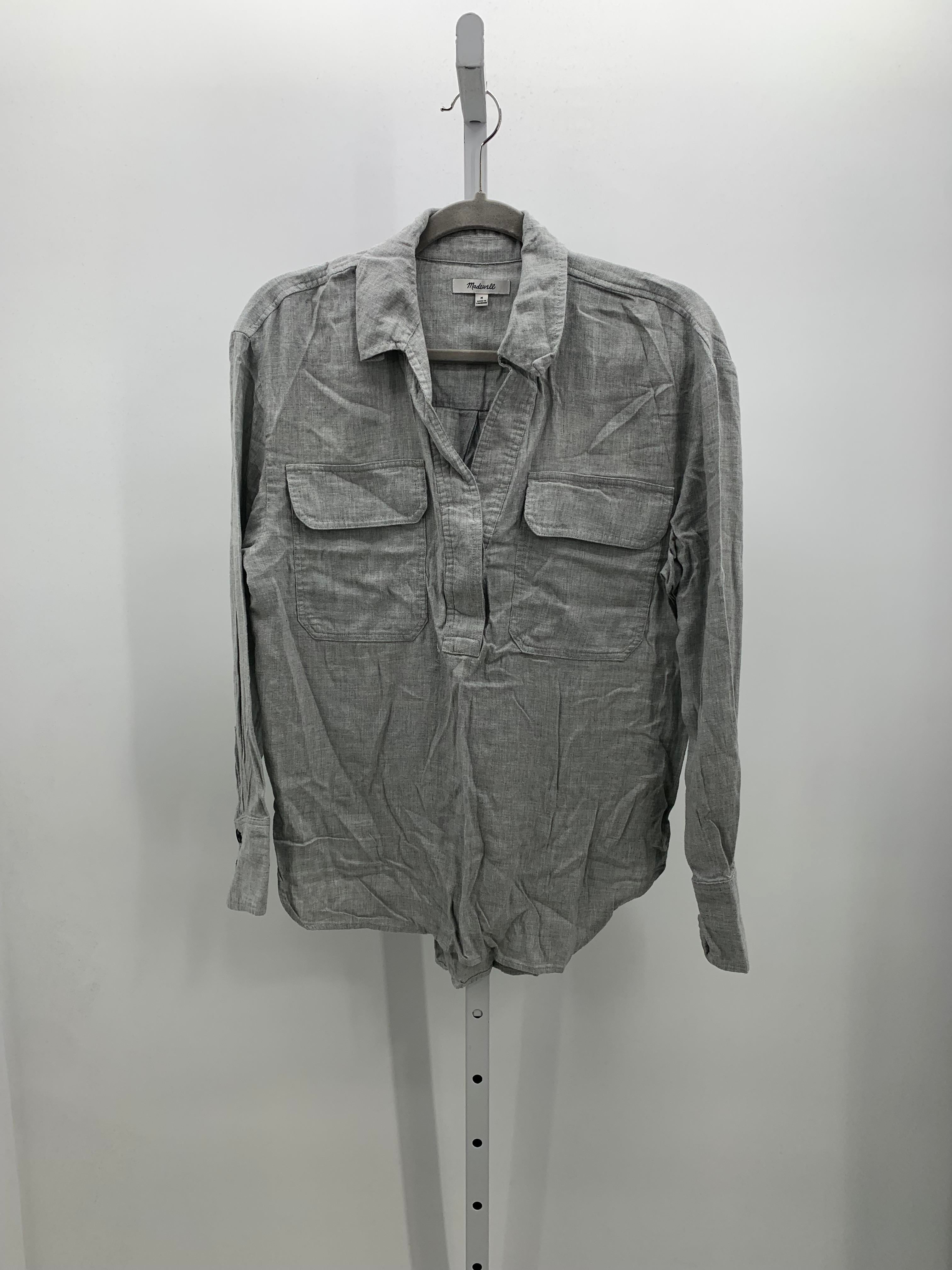 Madewell Size Medium Misses Long Sleeve Shirt