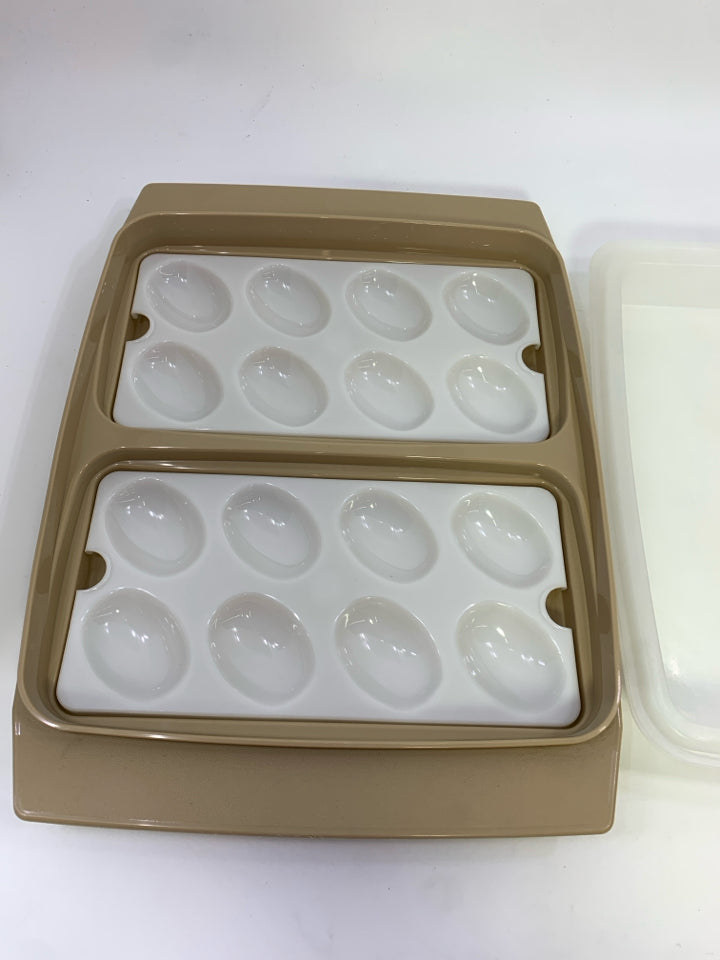 VTG DEVILED EGG STORAGE.