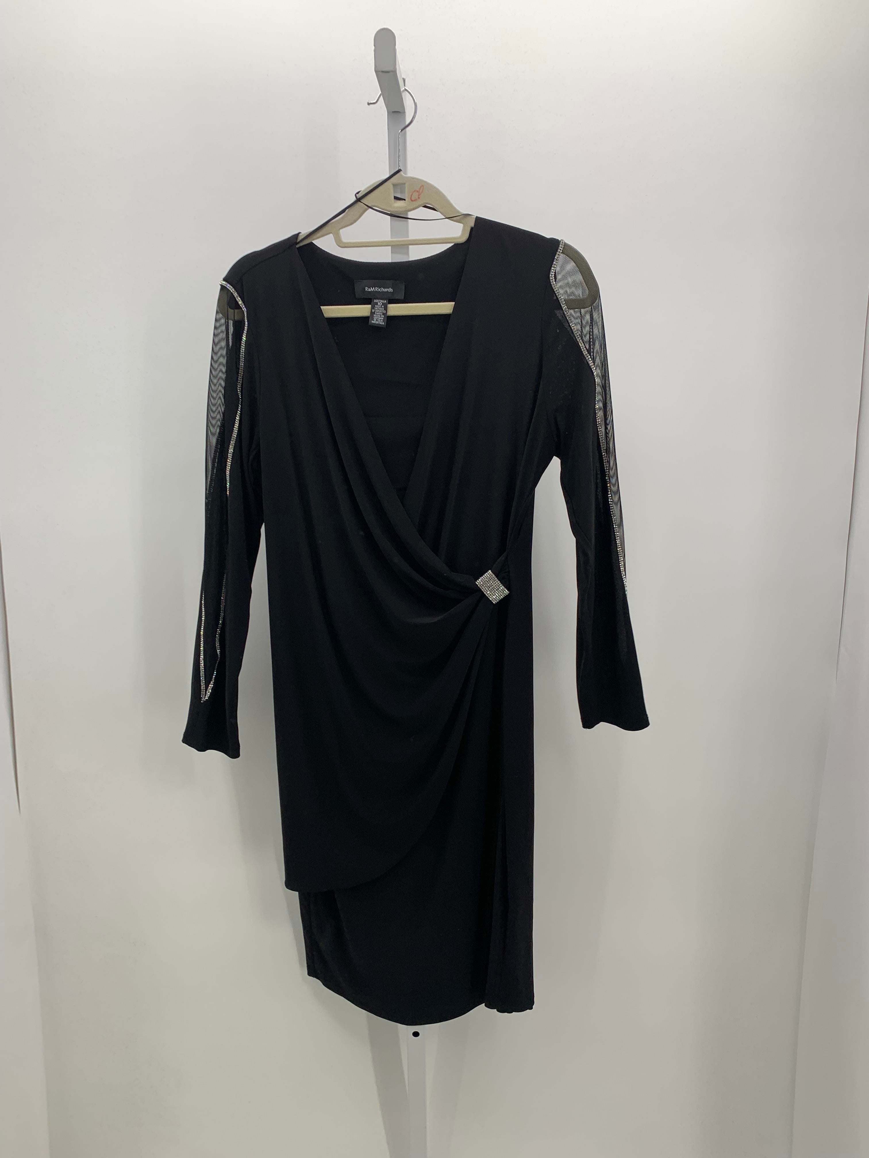 R&M Richards Size 10 Misses Long Sleeve Dress