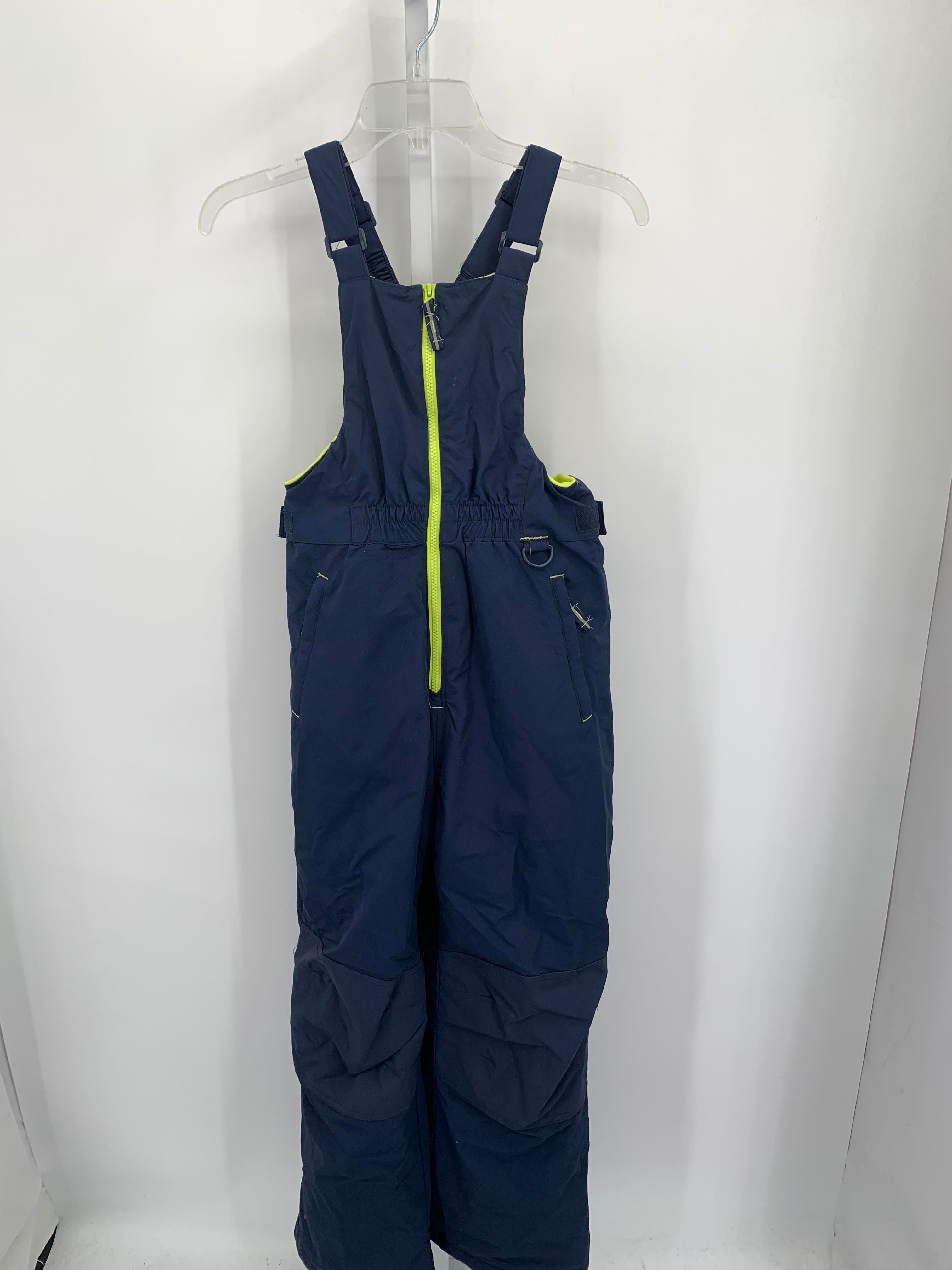 YELLOW FLEECE BIB SNOW PANTS