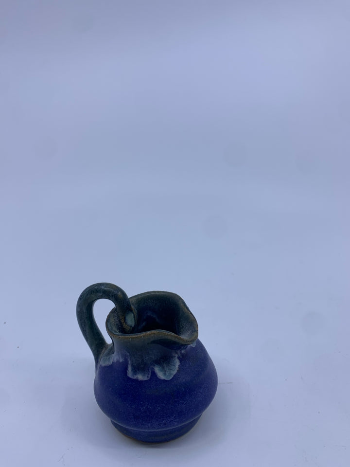 SMALL BLUE PITCHER.