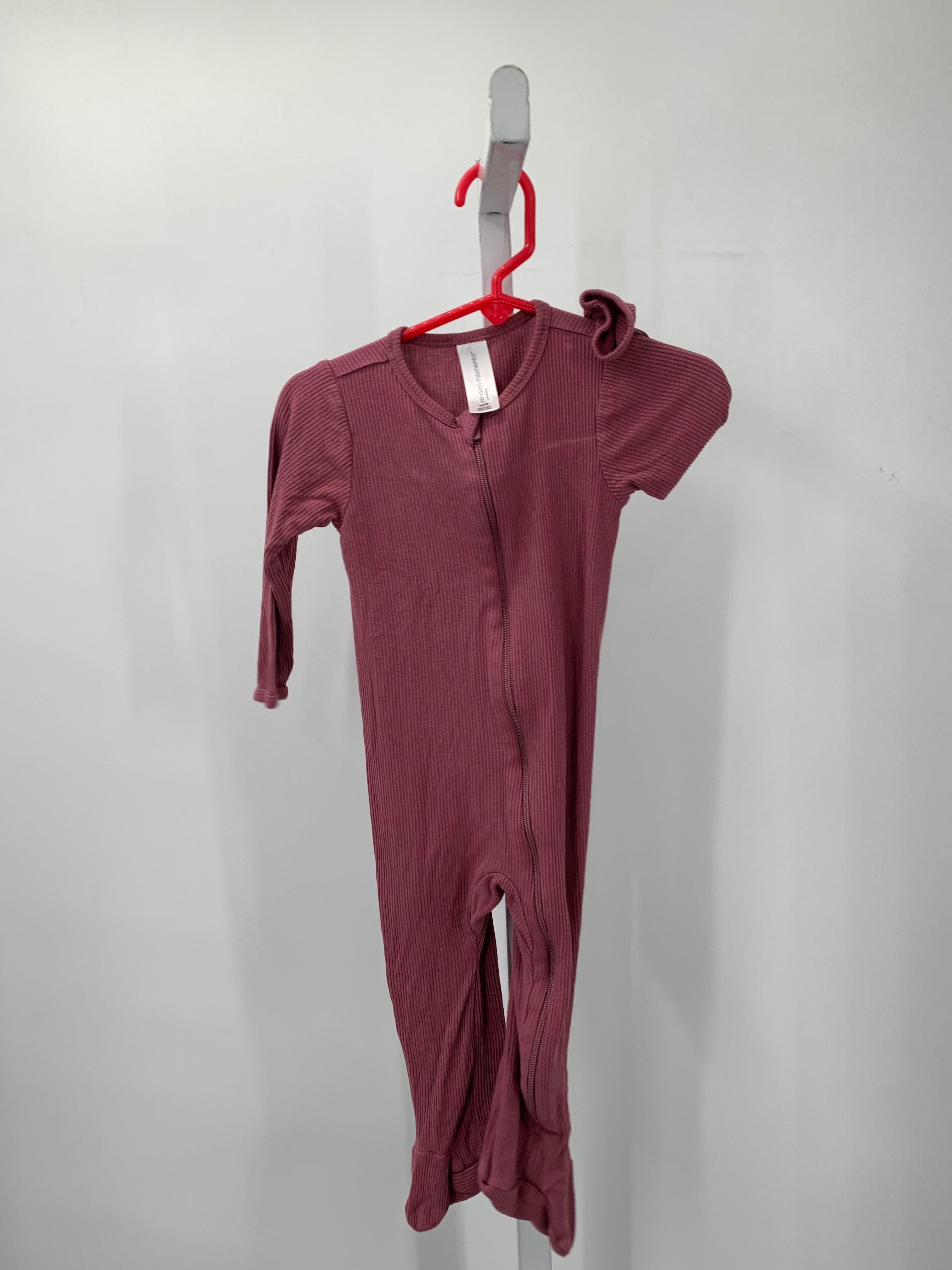 Modern Moments Size 6-9 mon Girls Long Slv. Romper
