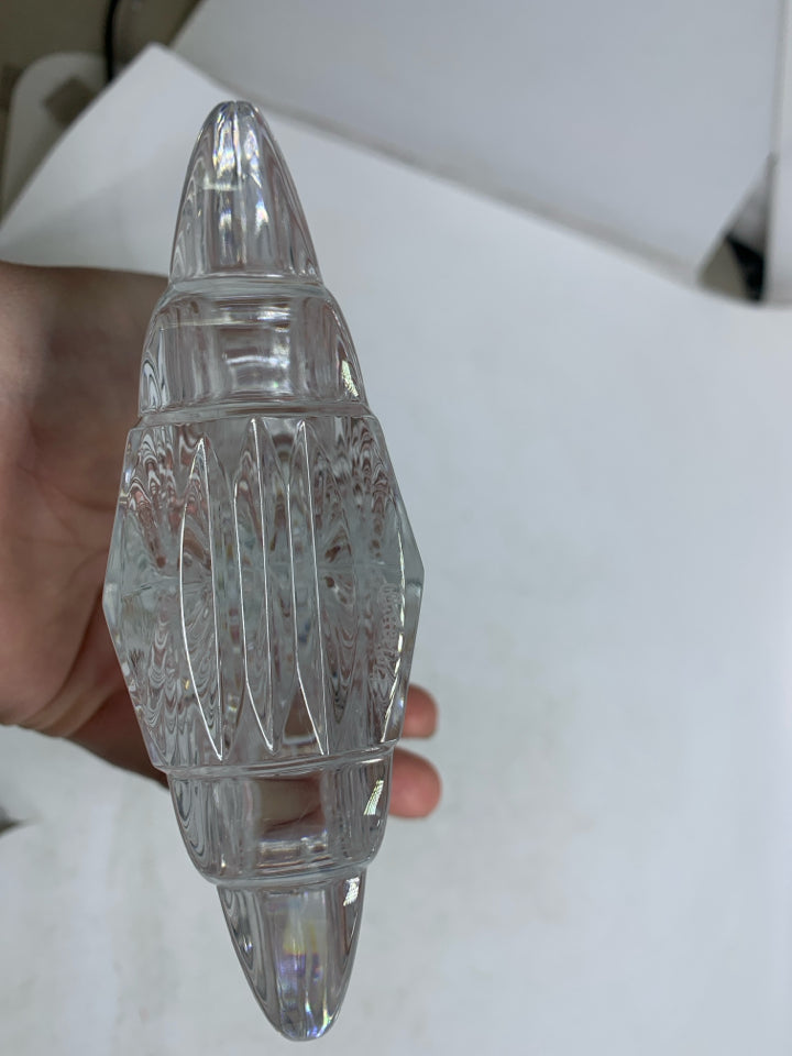 WATERFORD CRYSTAL CHRISTMAS TREE SCULPTURE.