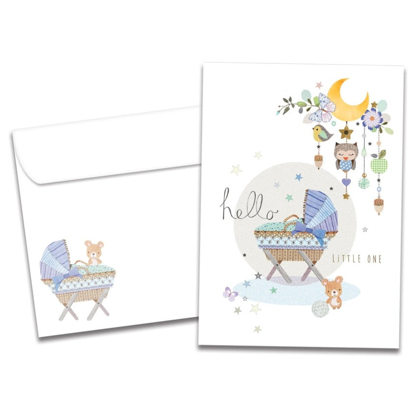 Hello Little One New Baby Card