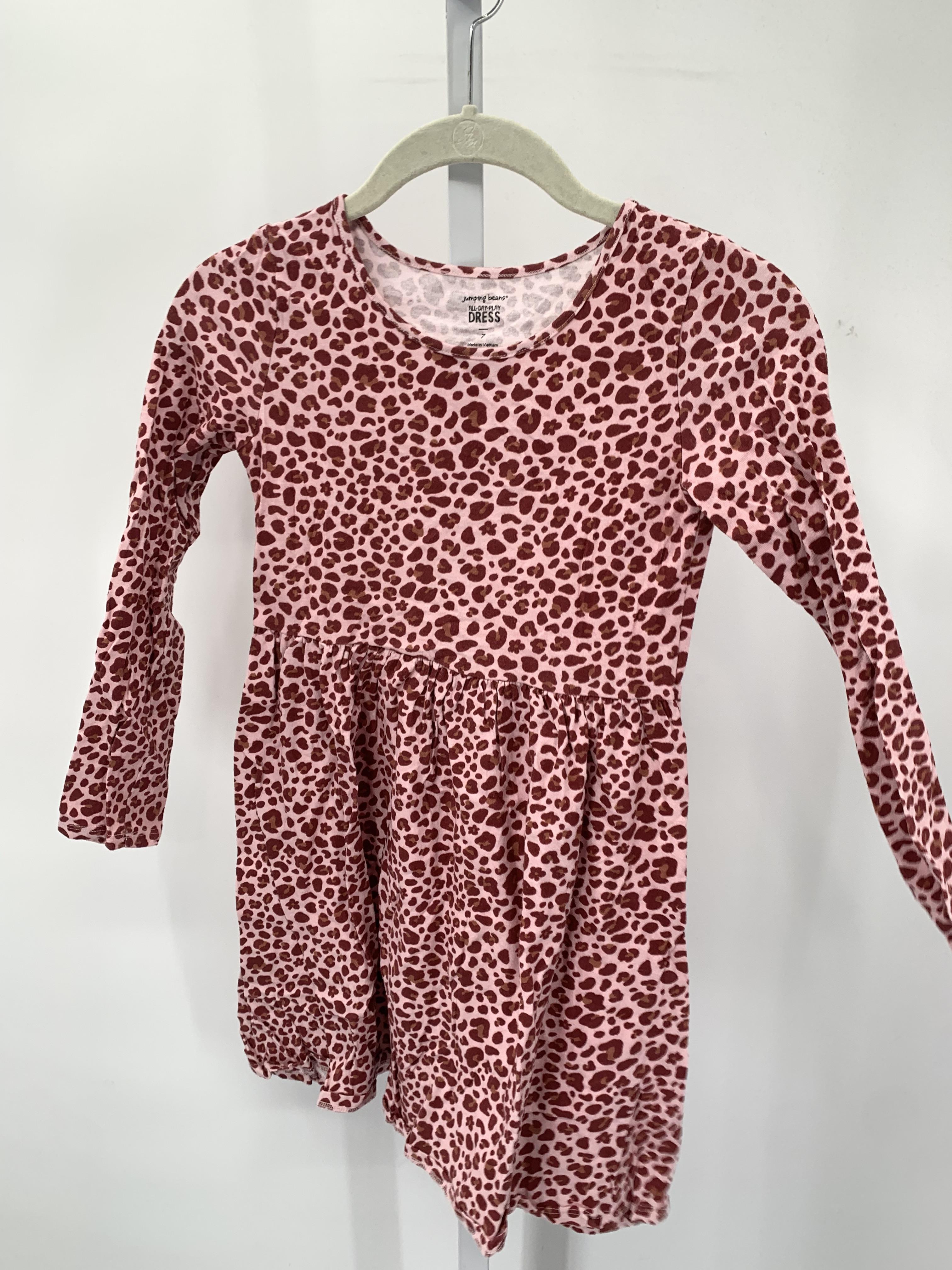 Jumping Beans Size 7 Girls Long Sleeve Dress