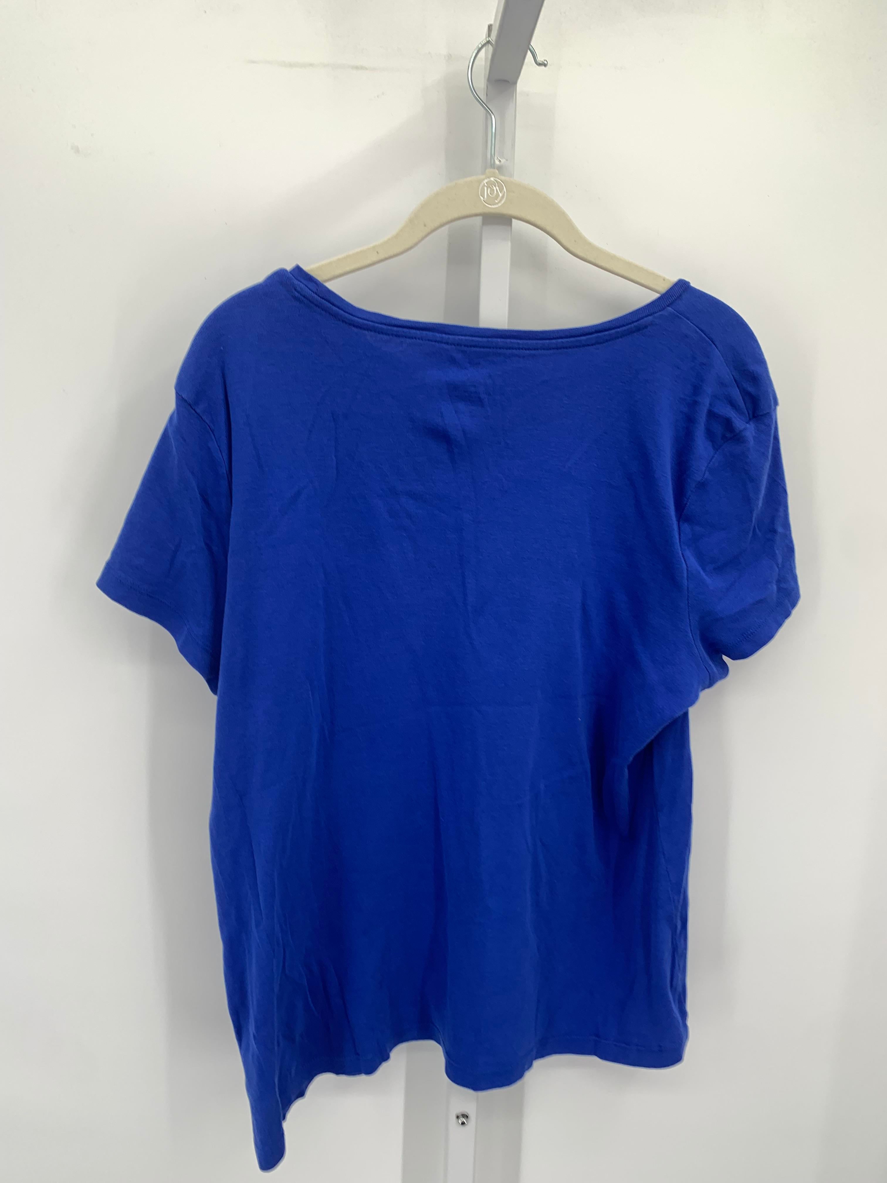 Talbots Size Extra Large Misses Short Sleeve Shirt