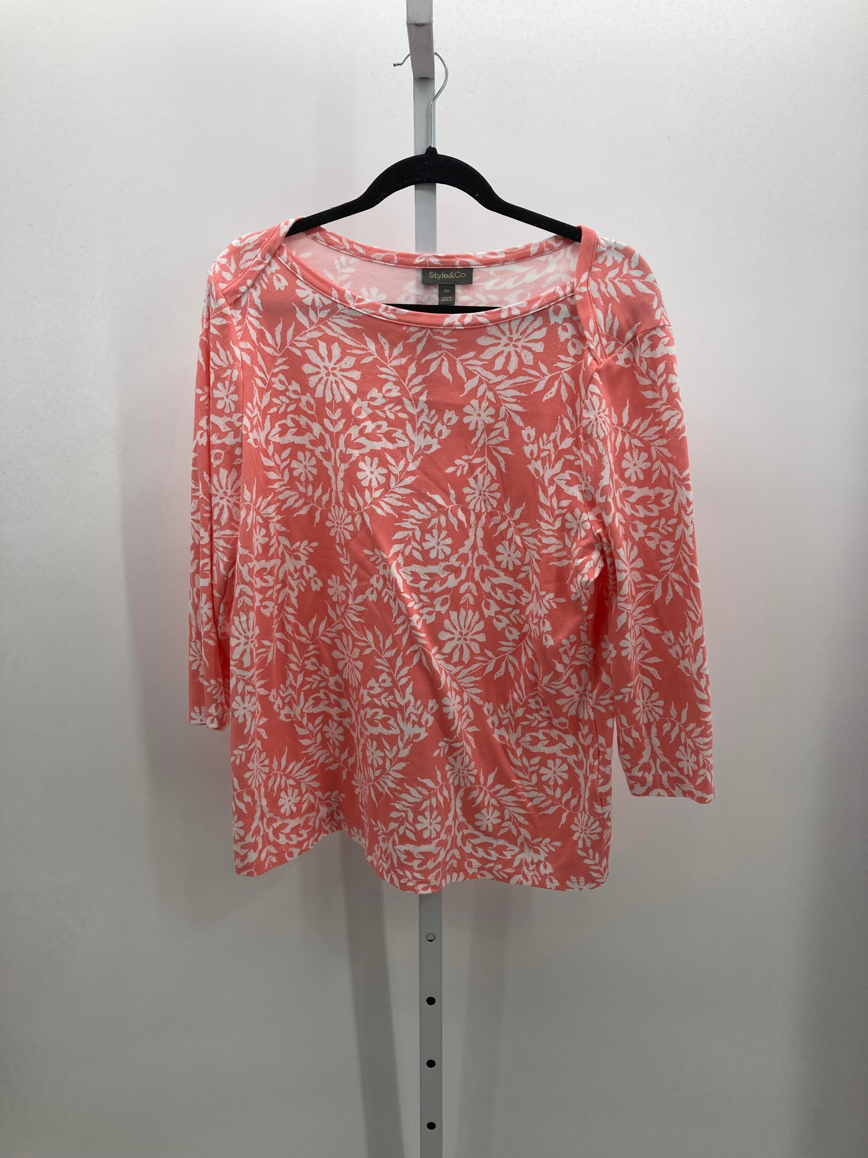 Style & Co. Size XXL Misses 3/4 Sleeve Shirt
