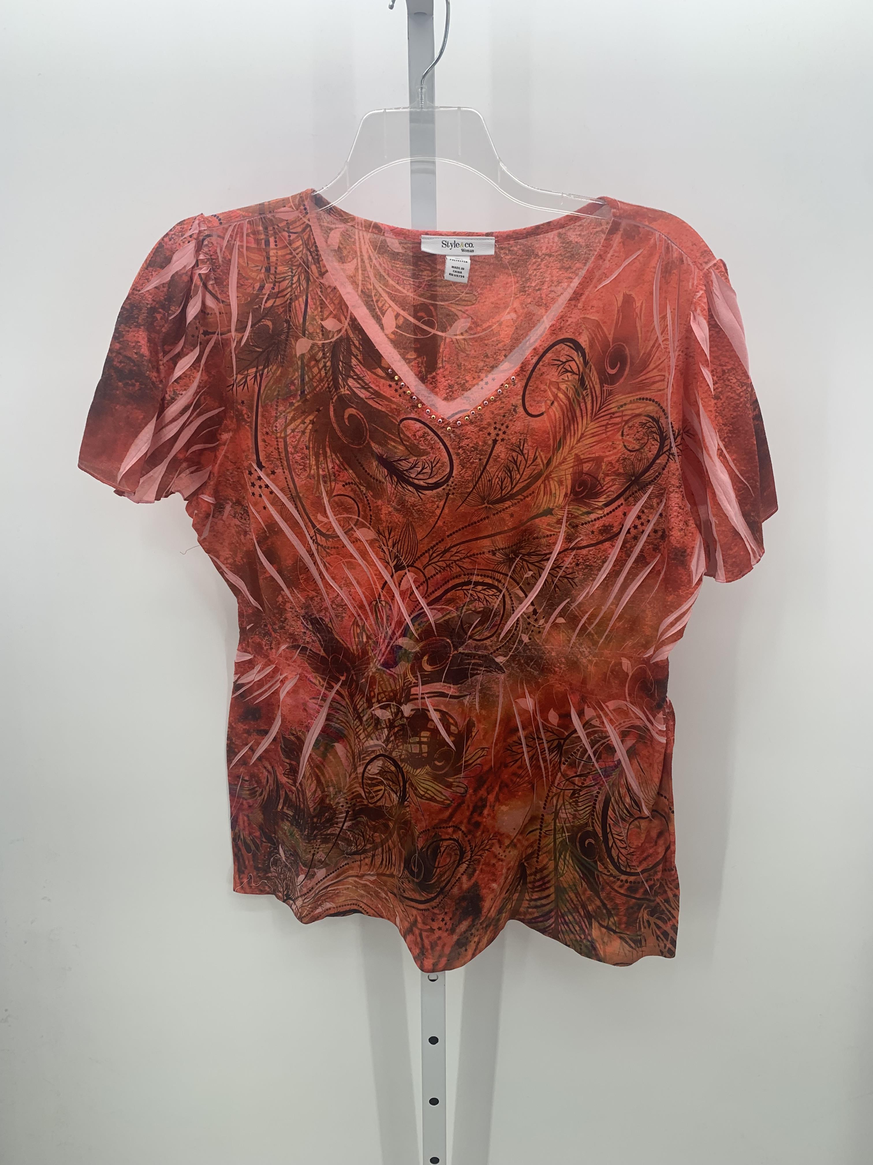 Style & Co. Size 2X Womens Short Sleeve Shirt