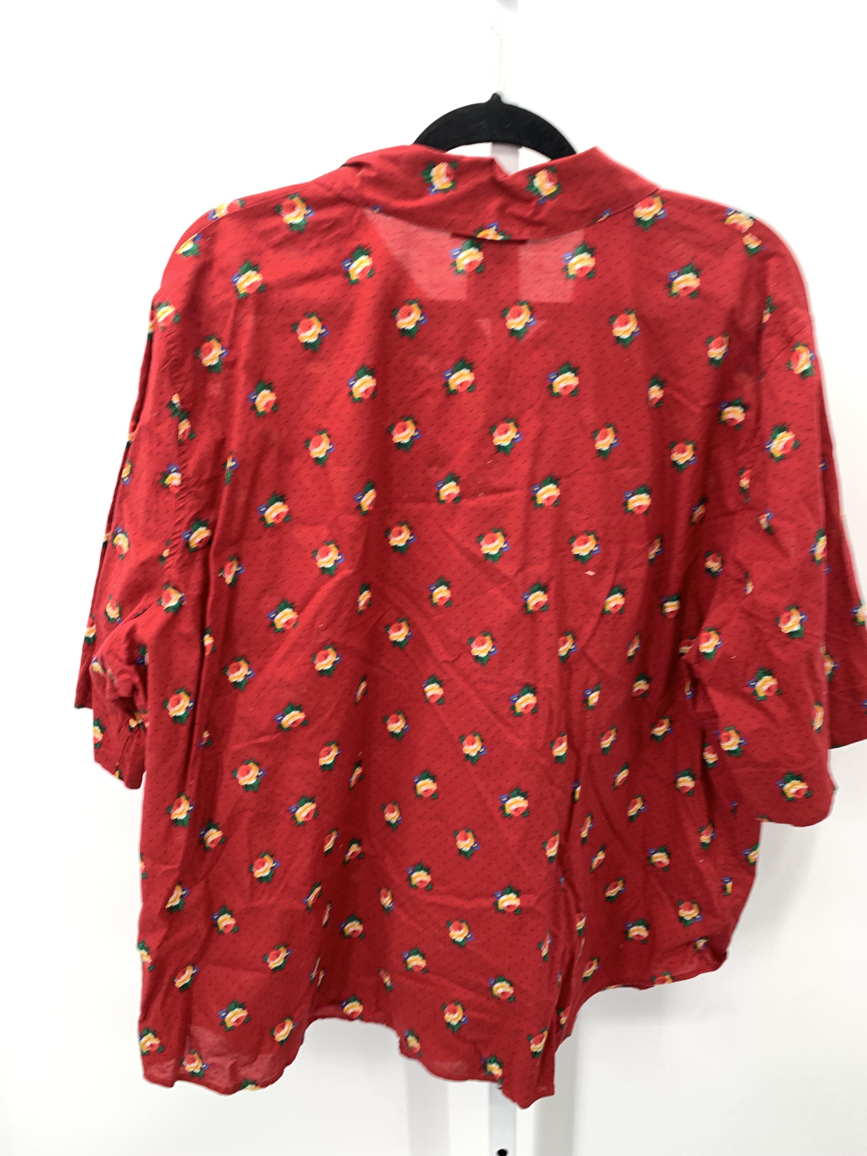Ralph Lauren Size 3X Womens Short Sleeve Shirt