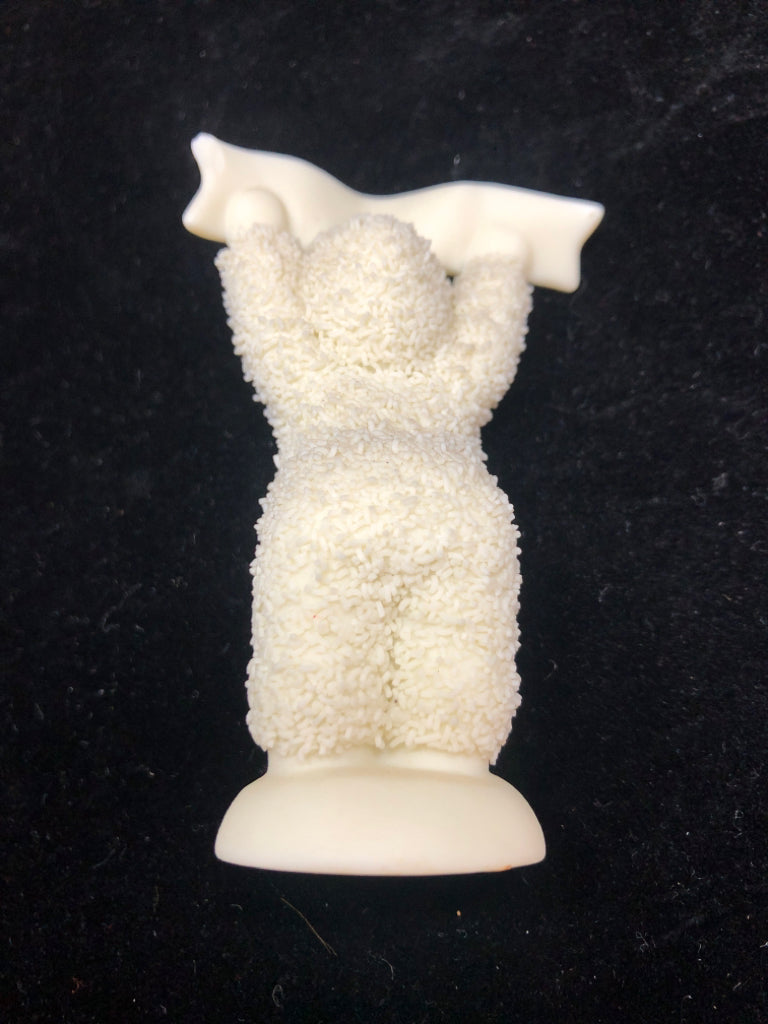 I LOVE MOM SNOW BABY FIGURINE.