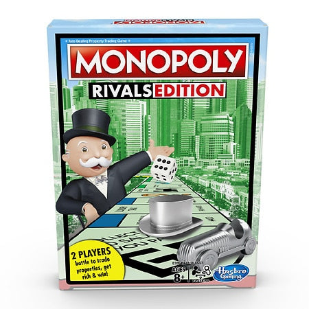 Monopoly Rivals Edition Board Game; 2 Player Game -