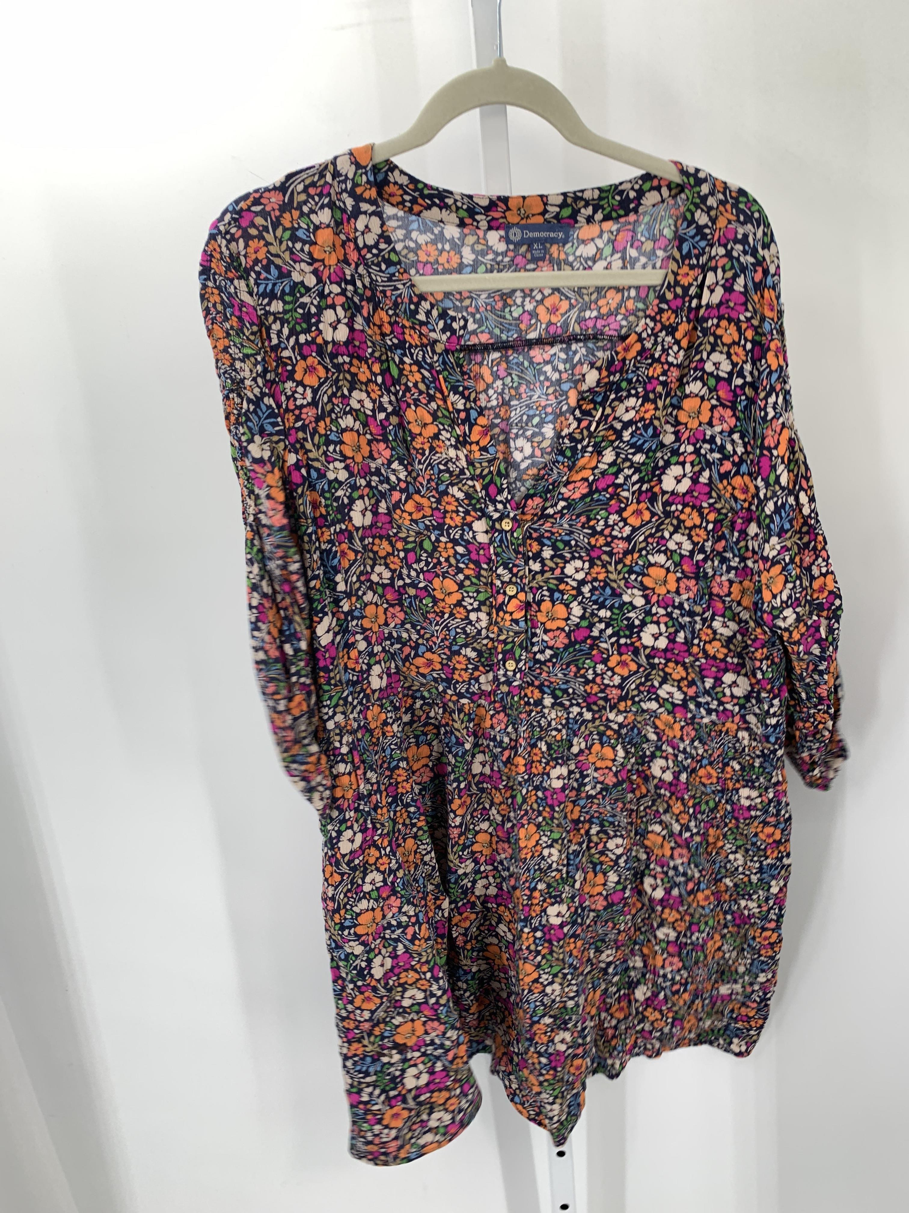 Demonin Size Extra Large Misses 3/4 Sleeve Dress